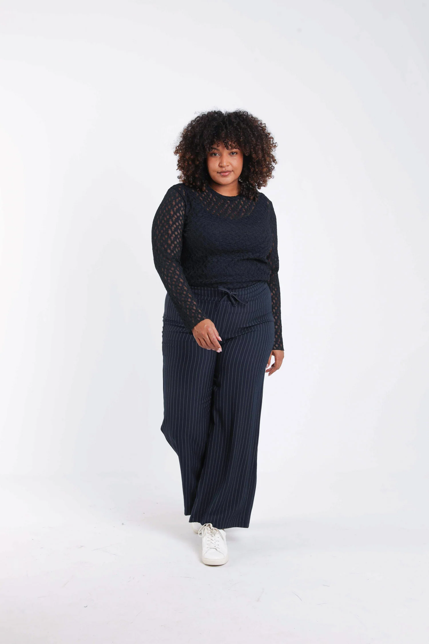 Pantalon large rayé - Image 7
