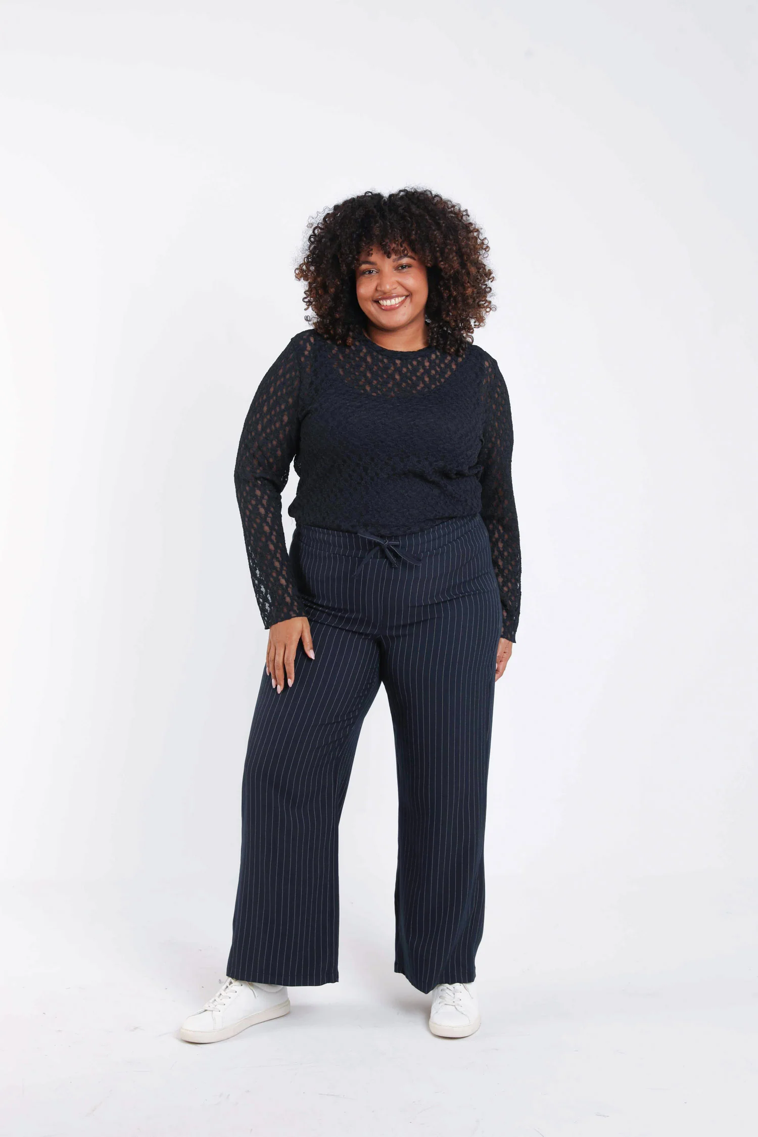 Pantalon large rayé - Image 9