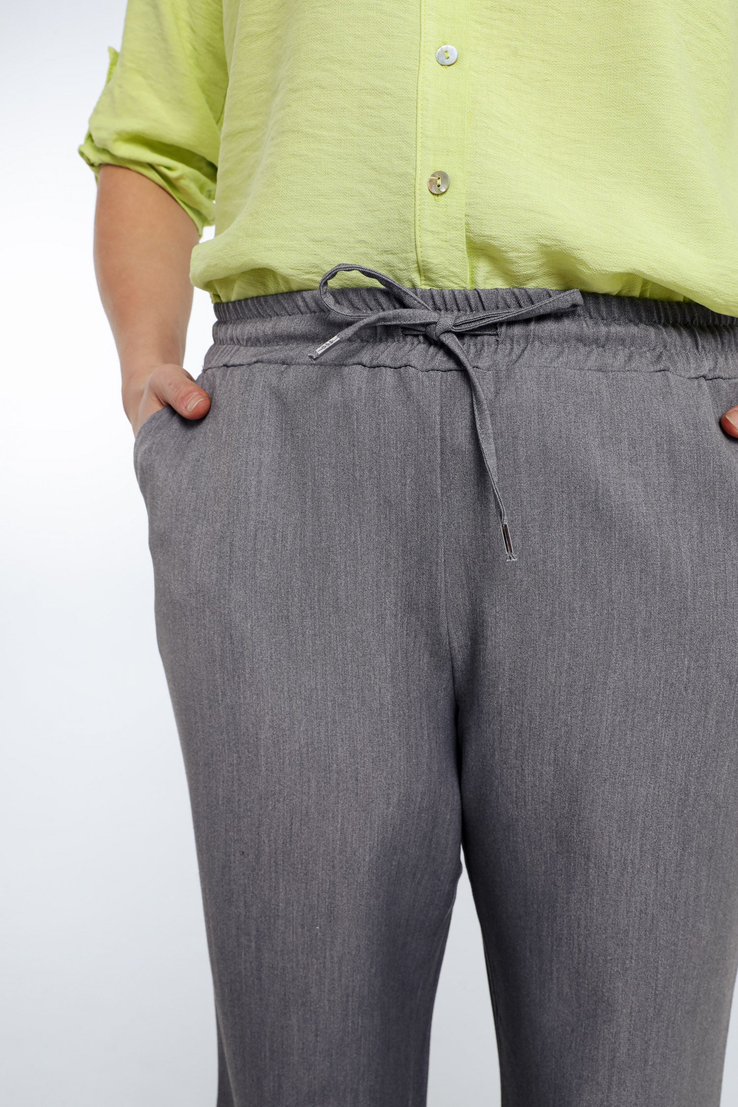 Pantalon large uni - Image 3
