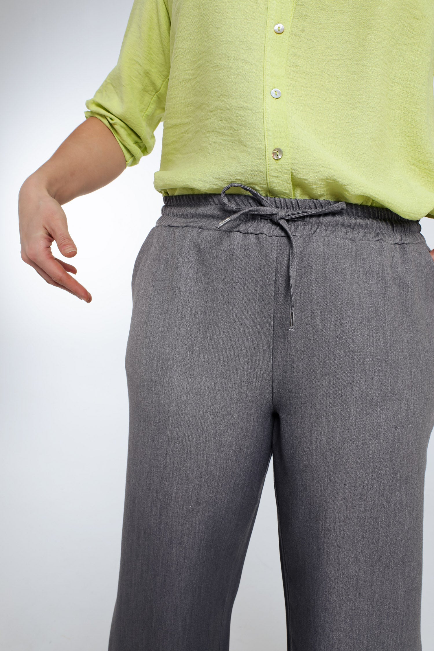 Pantalon large uni - Image 4