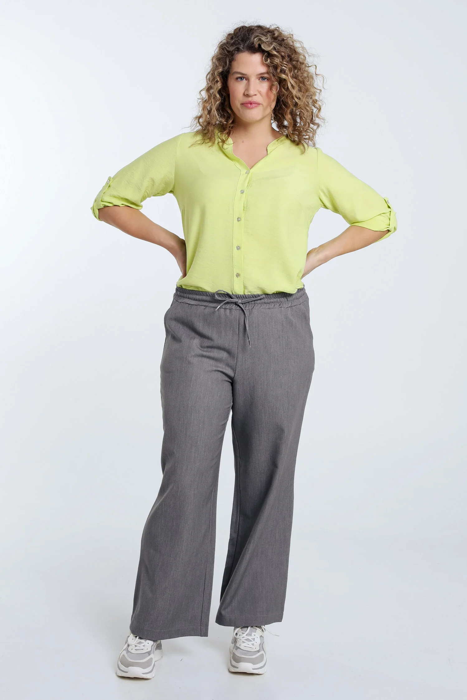 Pantalon large uni - Image 9
