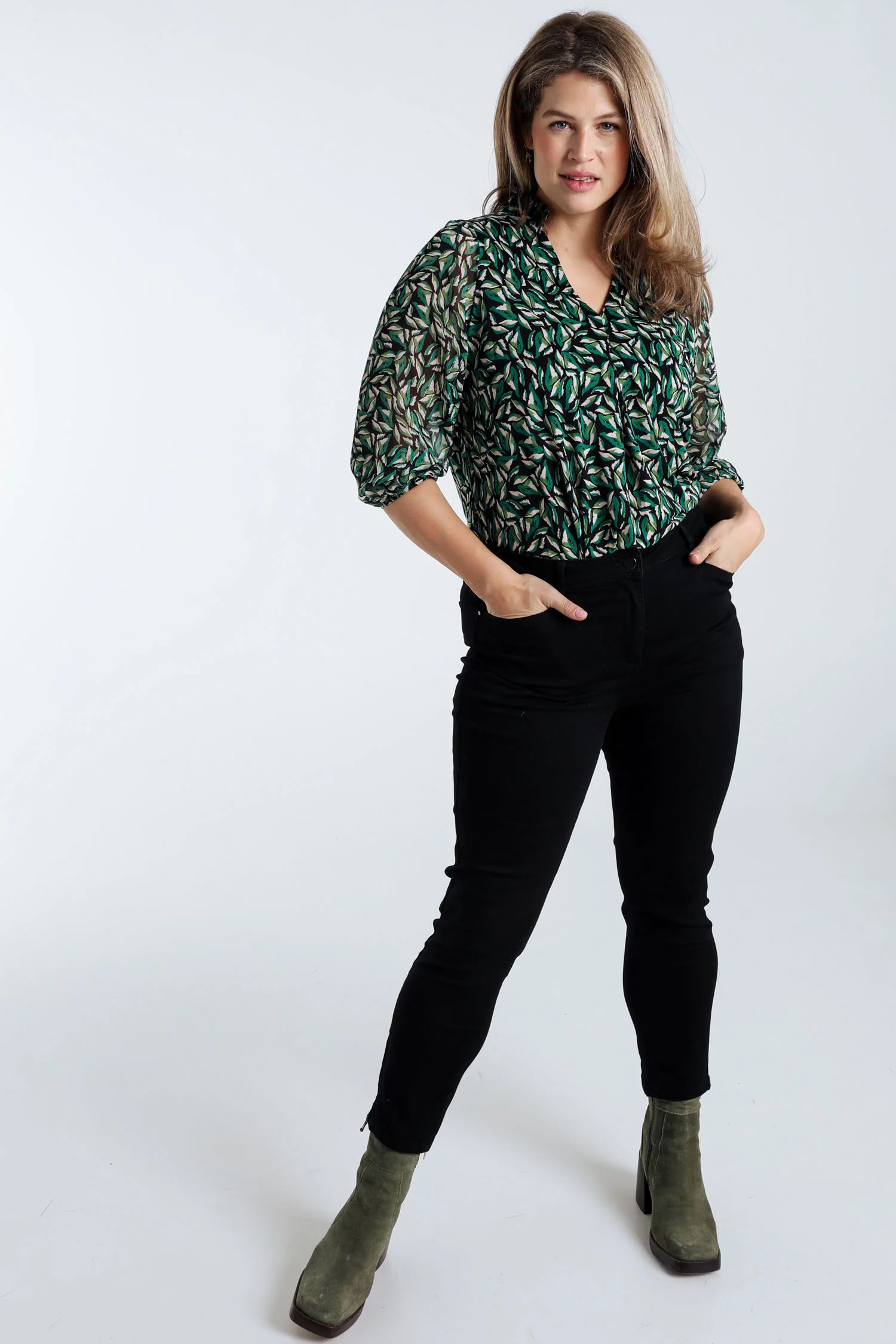 Pantalon Louise 7/8 en coton - Image 8