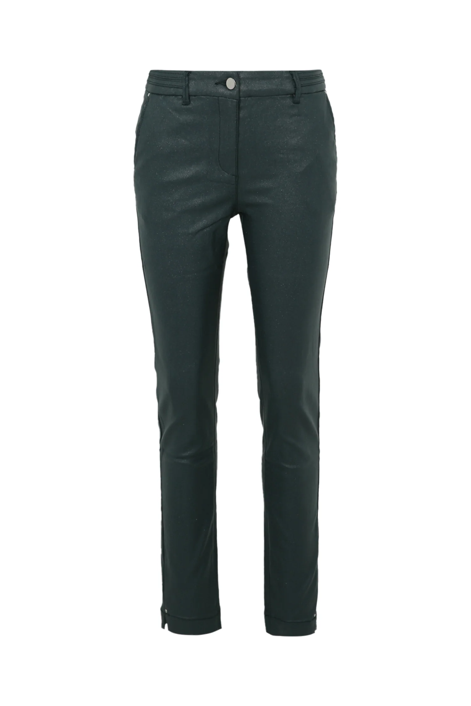Pantalon slim enduit métallisé - Image 10