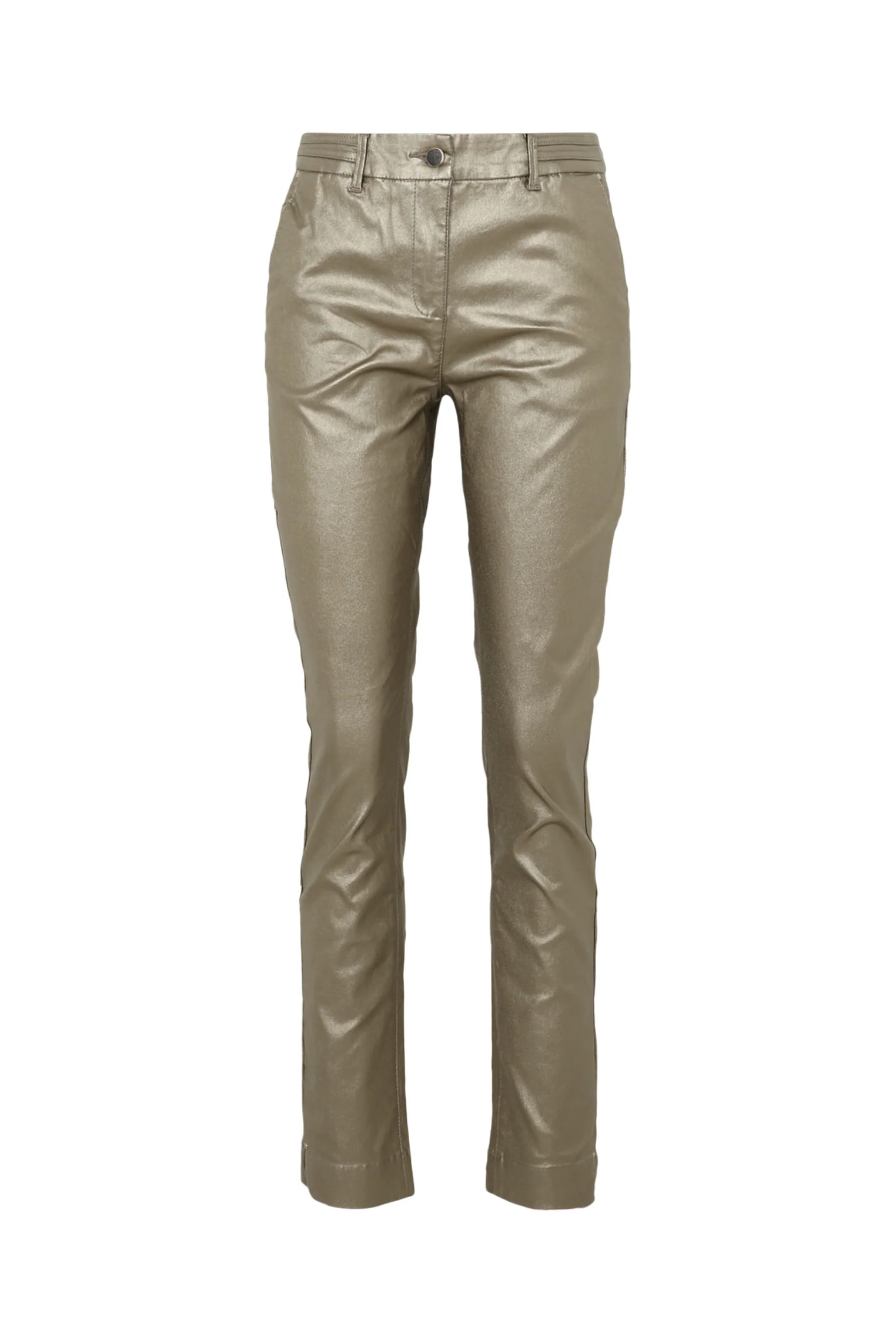 Pantalon slim enduit métallisé - Image 21