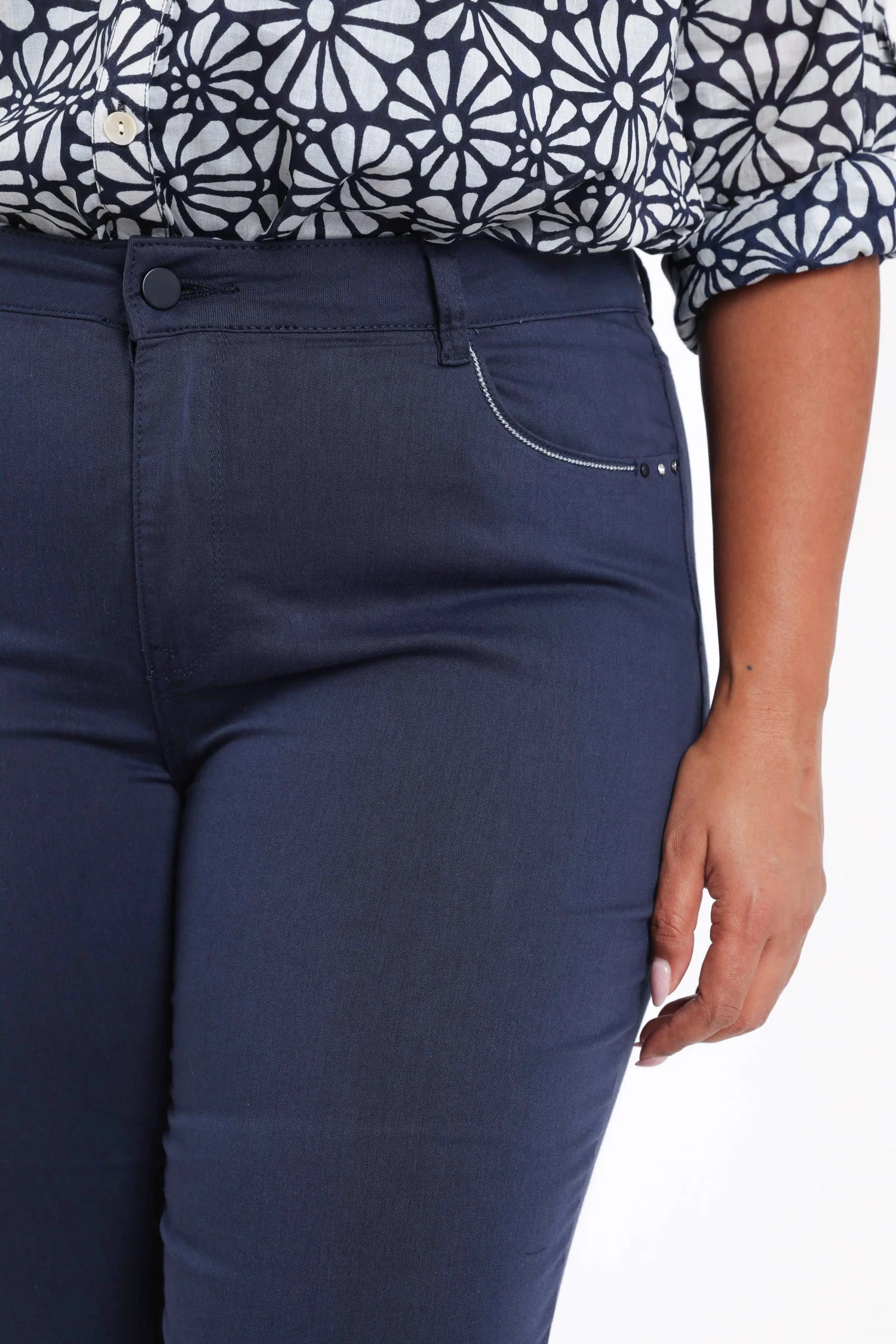Pantalon slim Louise 7/8 - Image 3
