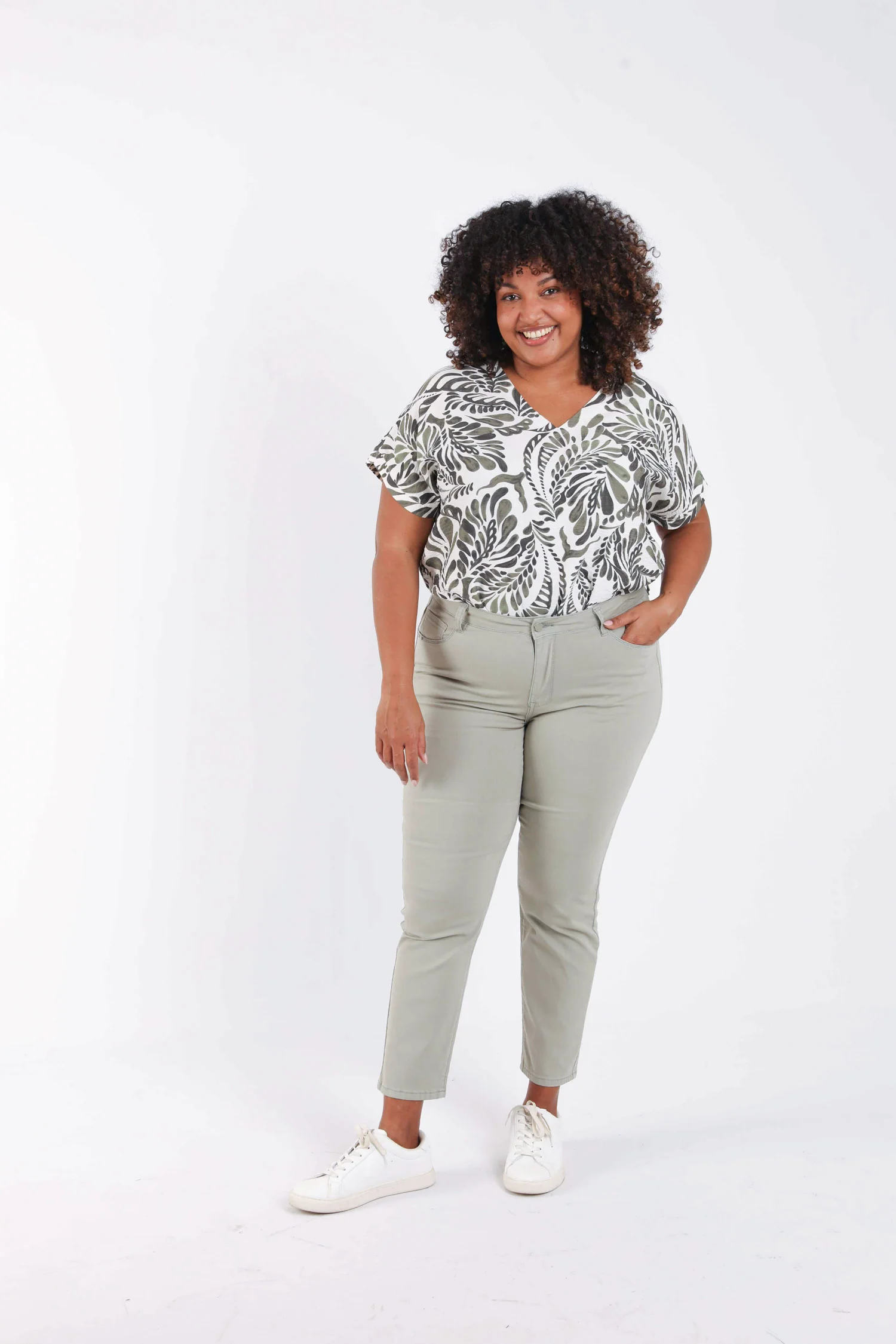 Pantalon slim Louise 7/8 - Image 6