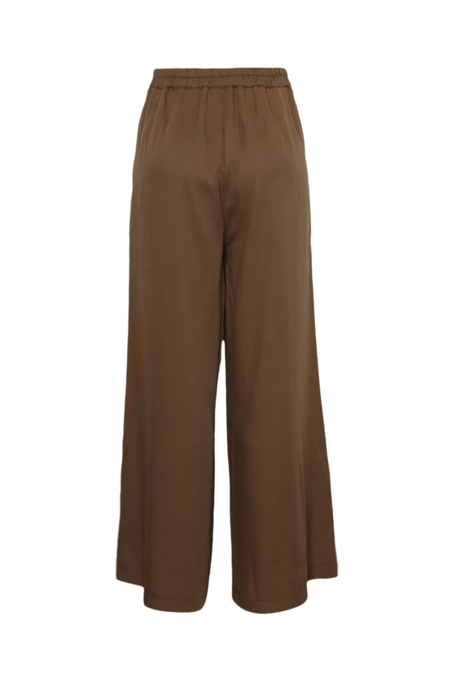 Pantalon tencel jambes larges uni - Image 8