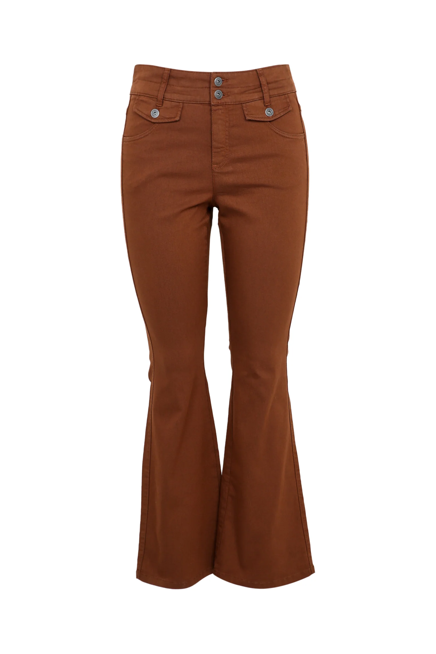 Pantalon uni en coton - Image 10