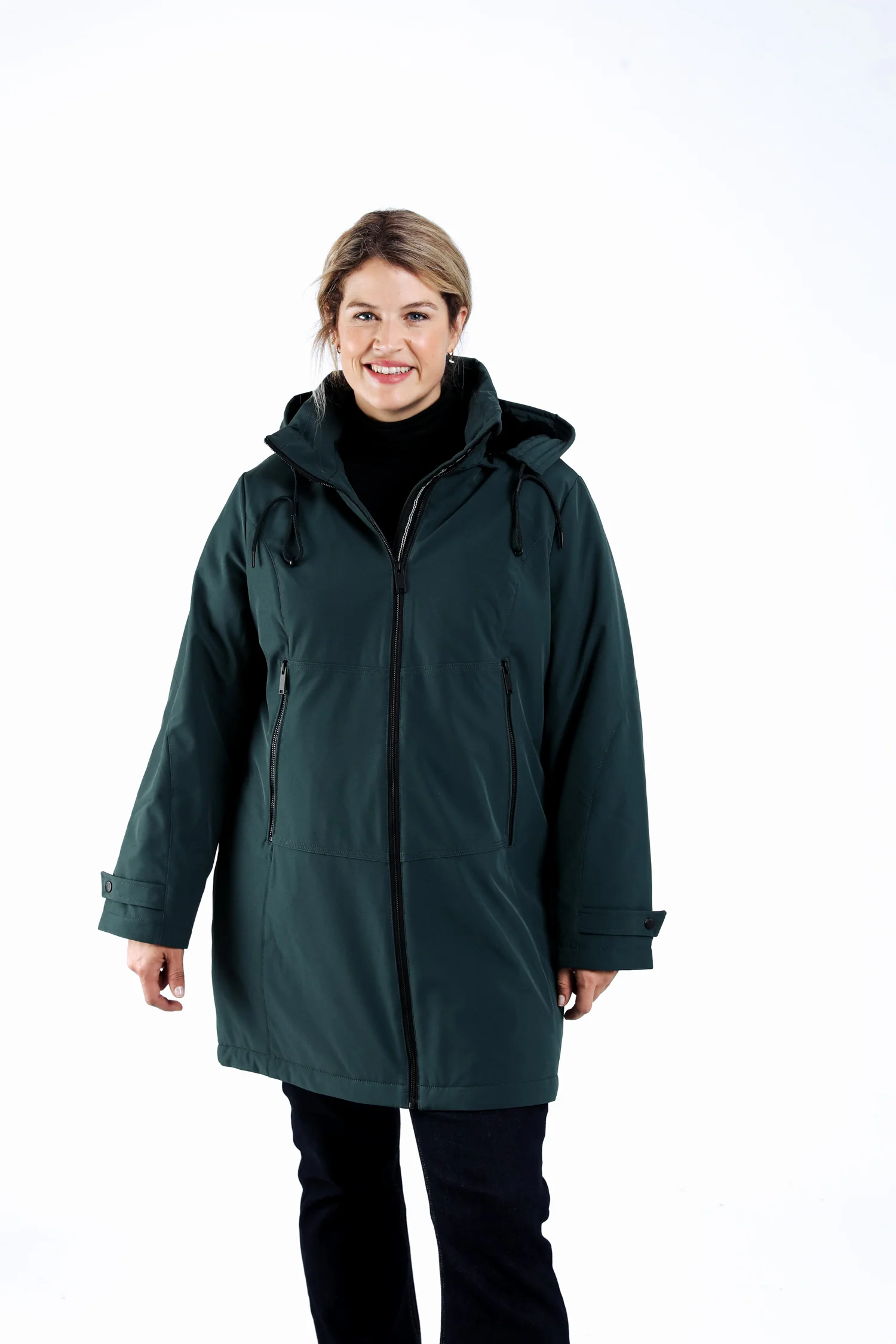 Parka unie avec capuche - Image 12