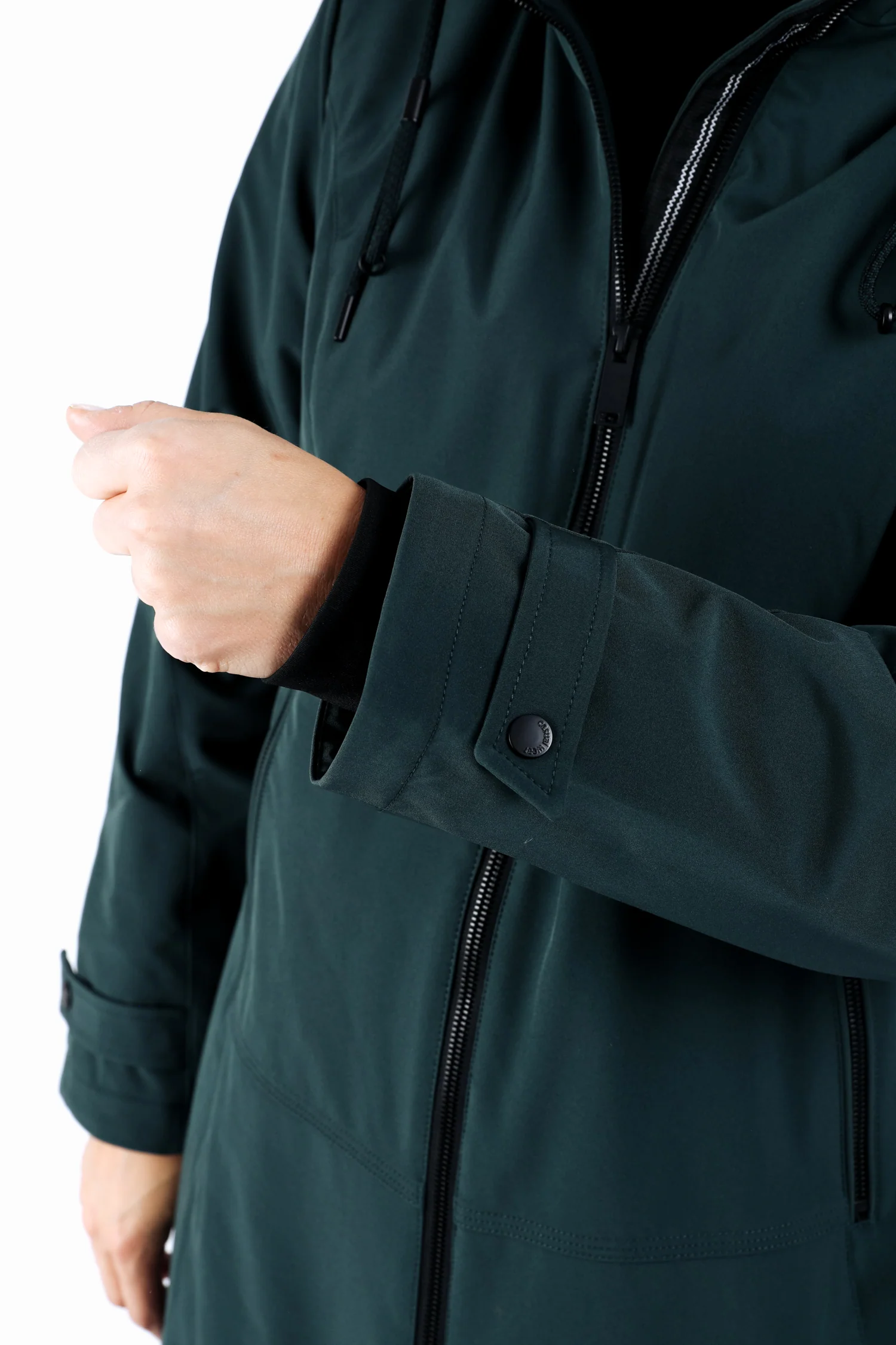 Parka unie avec capuche - Image 15