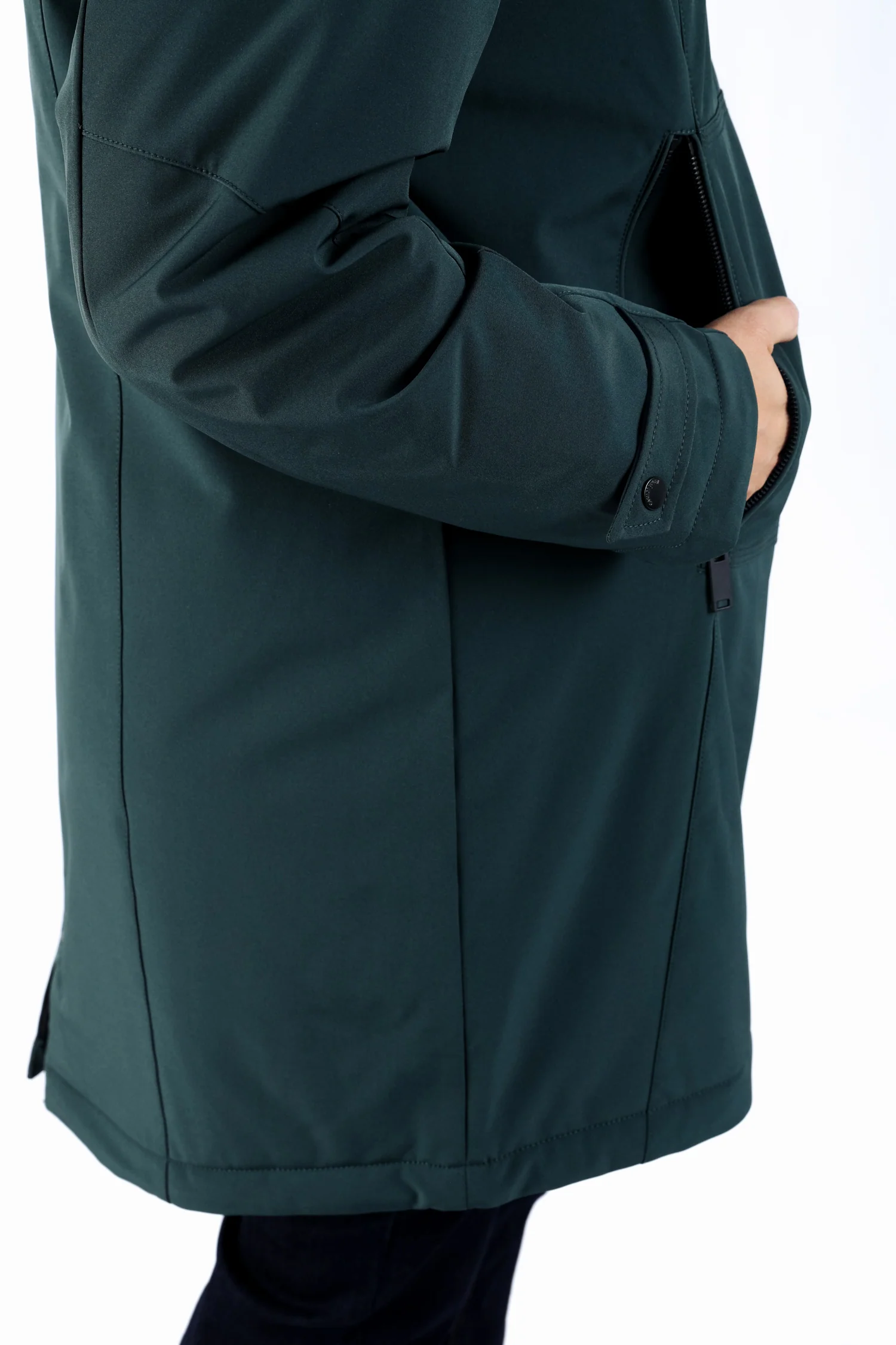 Parka unie avec capuche - Image 17