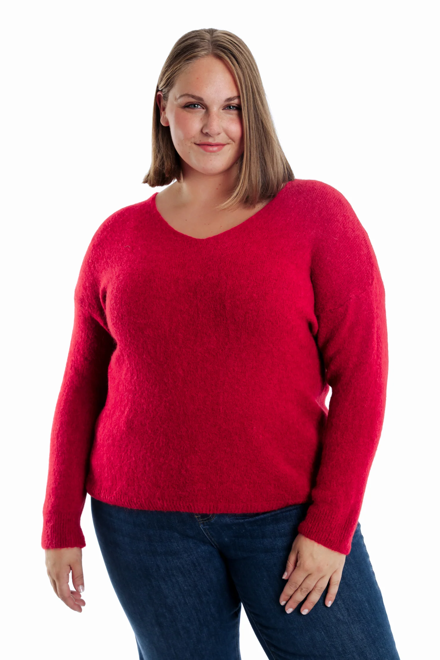Pull avec alpaga uni