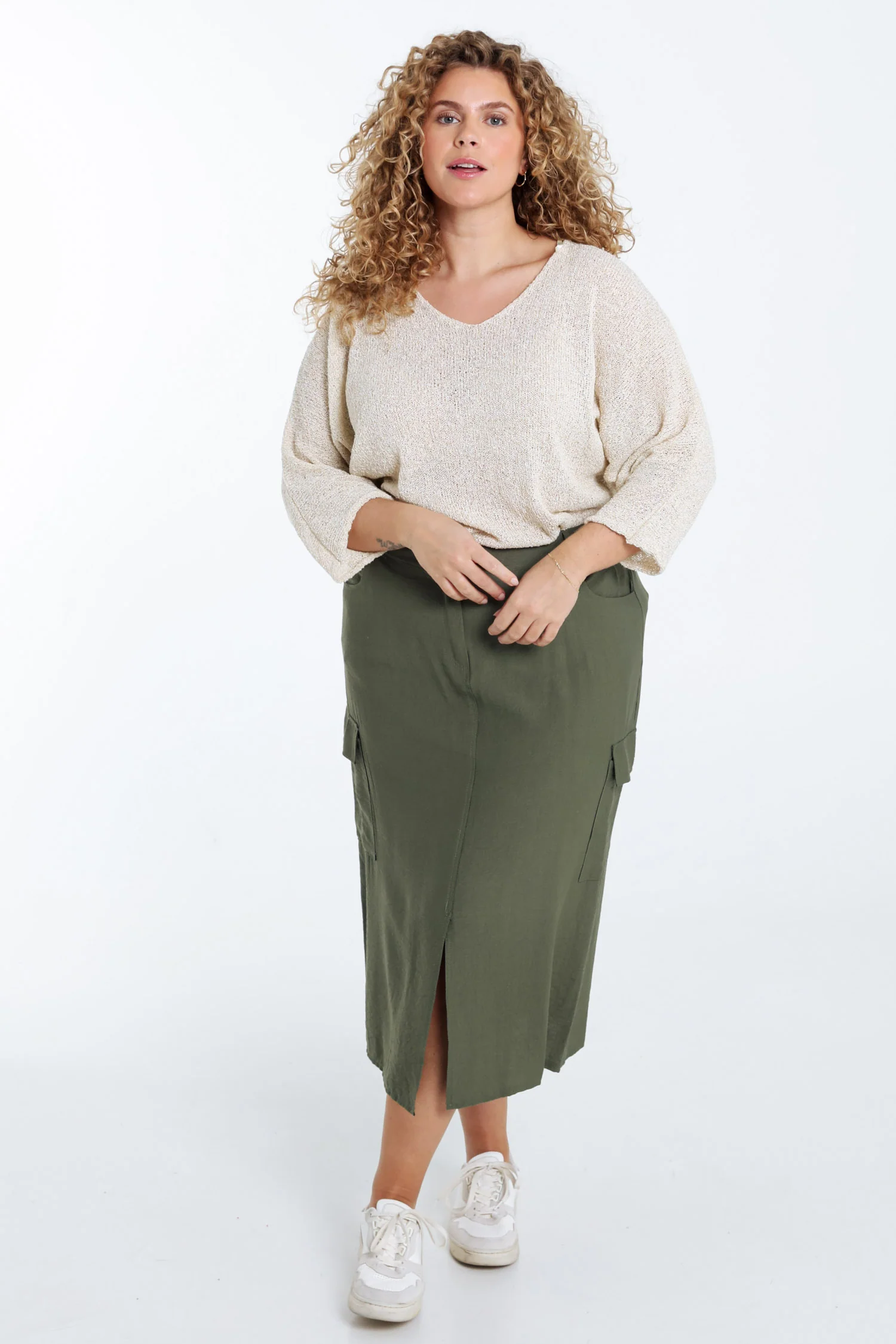 Pull boîte en coton avec lurex - Image 9