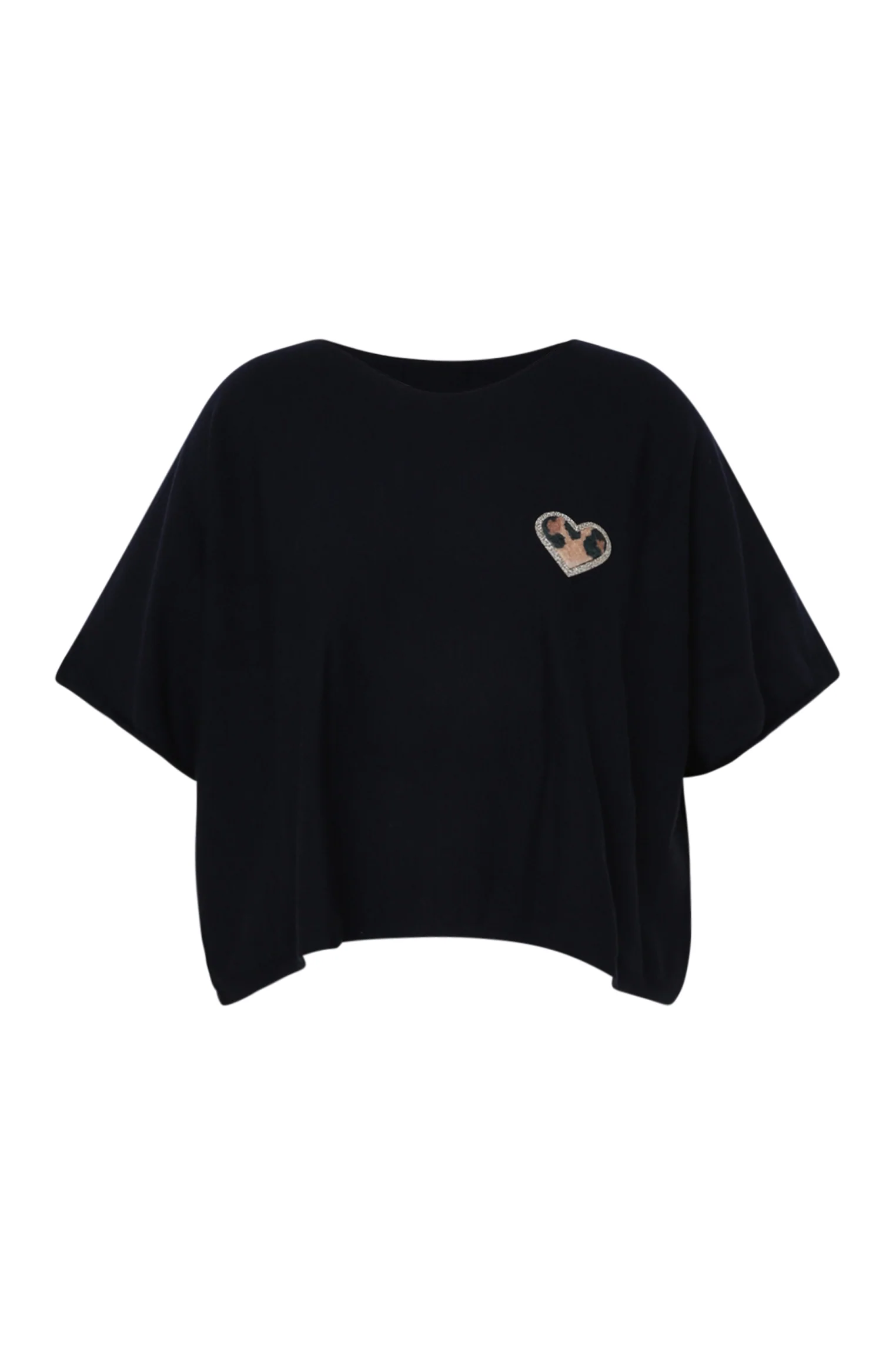 Pull cape uni avec coeur - Image 21
