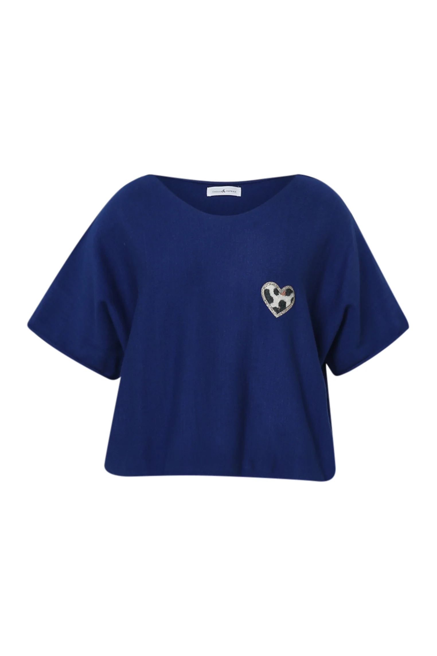 Pull cape uni avec coeur - Image 32