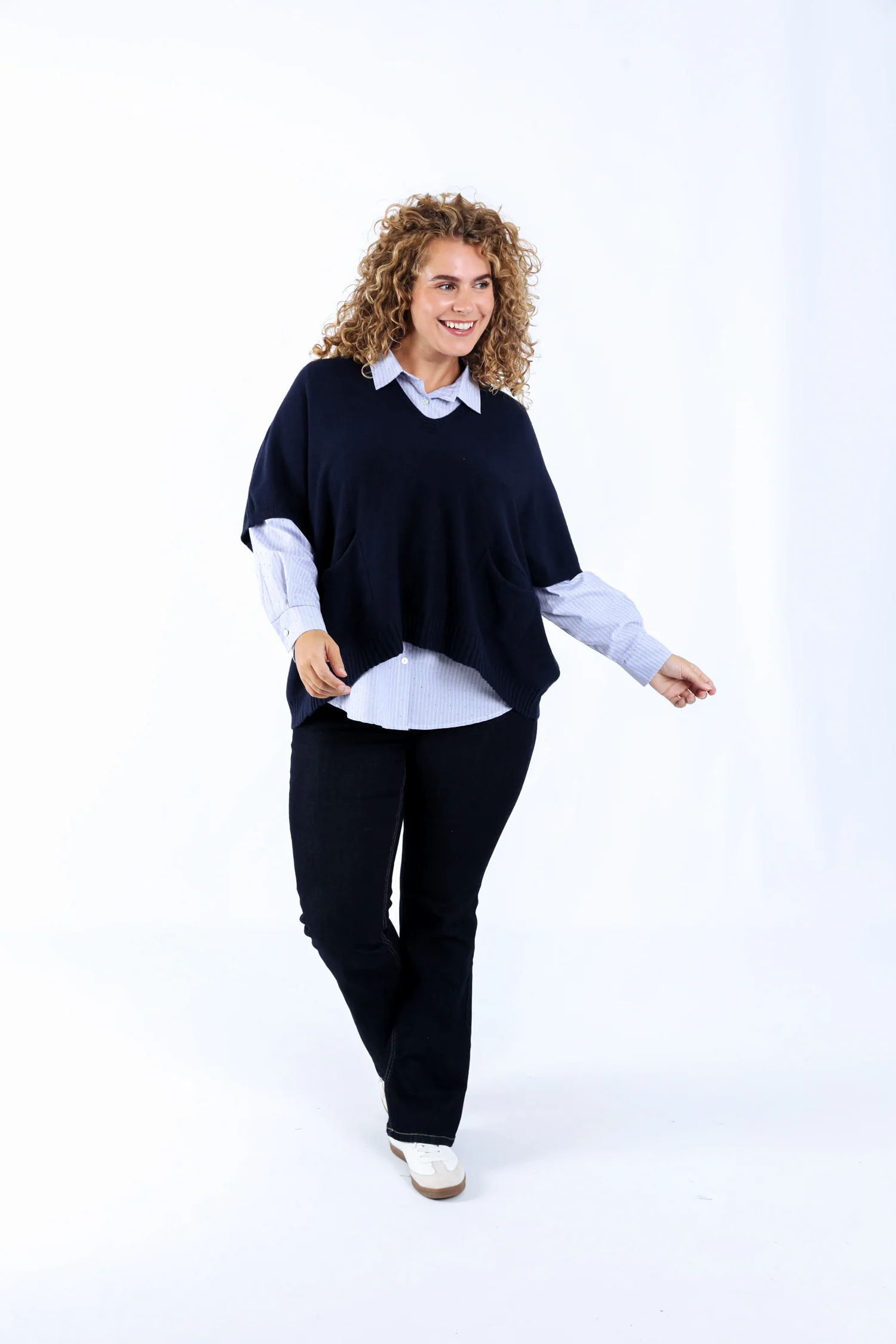 Pull court uni en viscose - Image 7