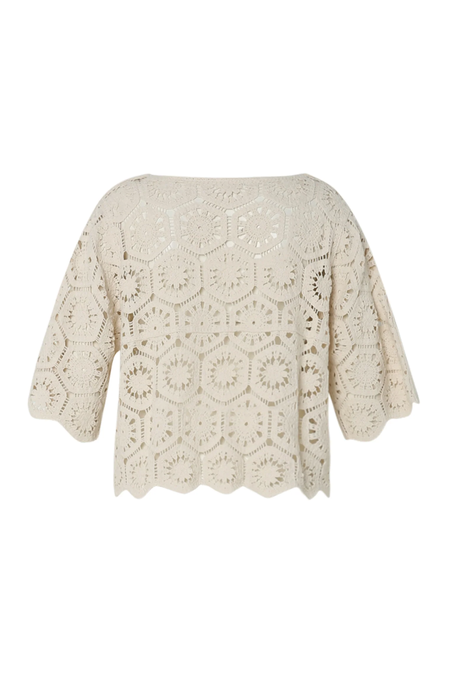 Pull en crochet uni - Image 11