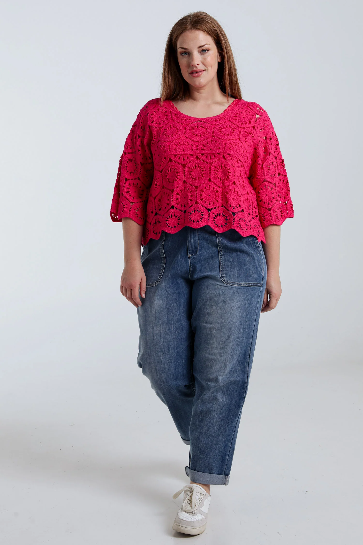 Pull en crochet uni - Image 19