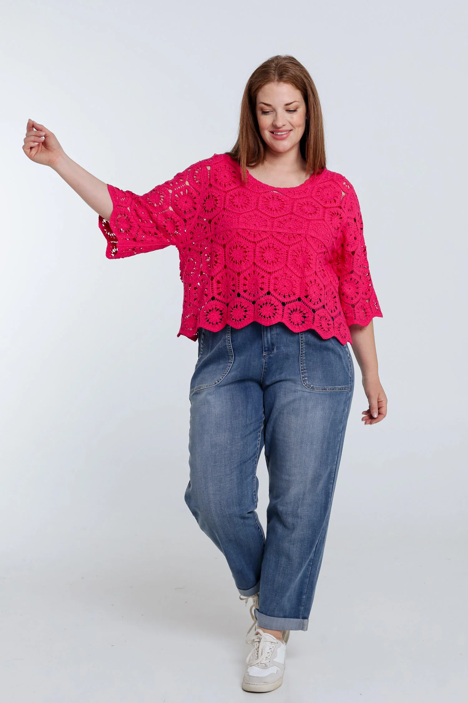 Pull en crochet uni - Image 20