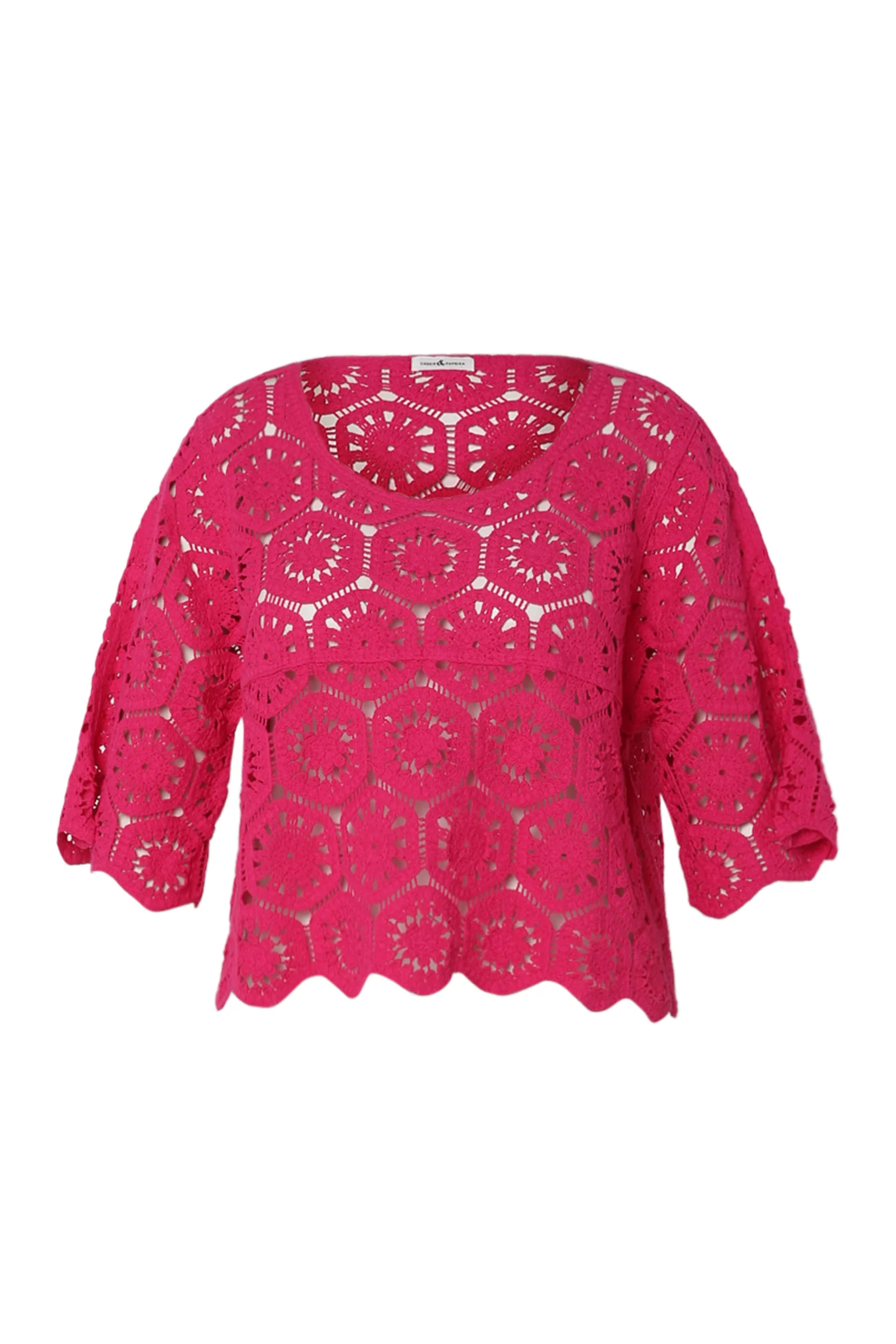 Pull en crochet uni - Image 21