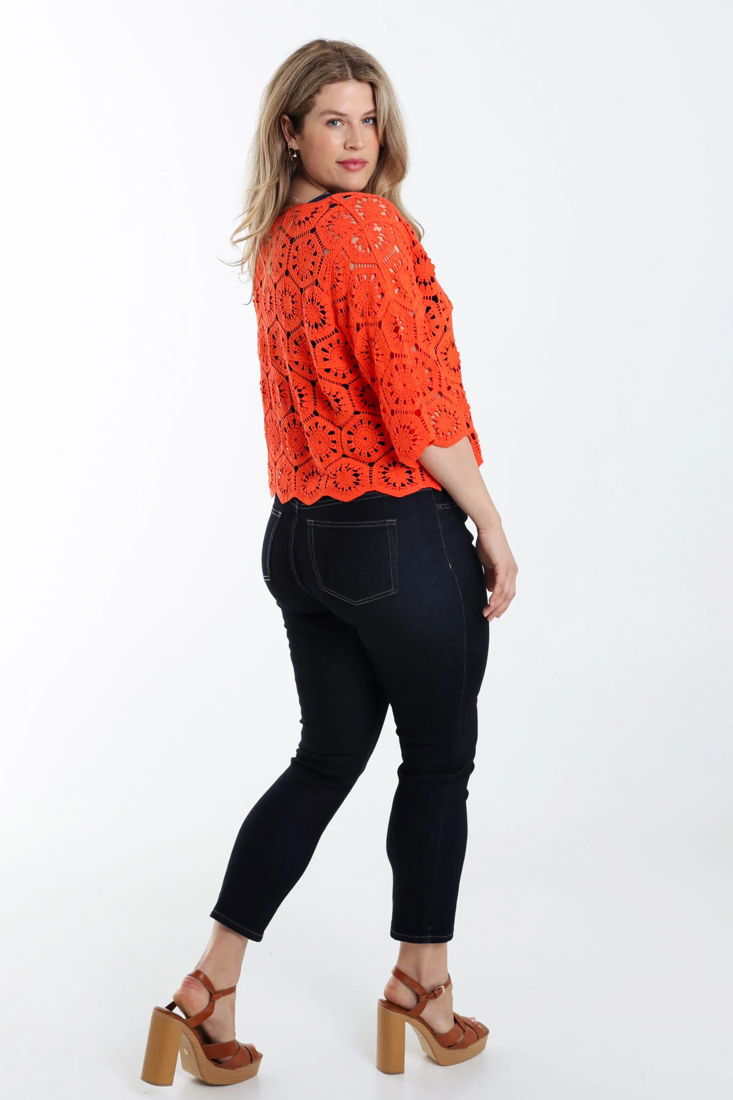 Pull en crochet uni - Image 24