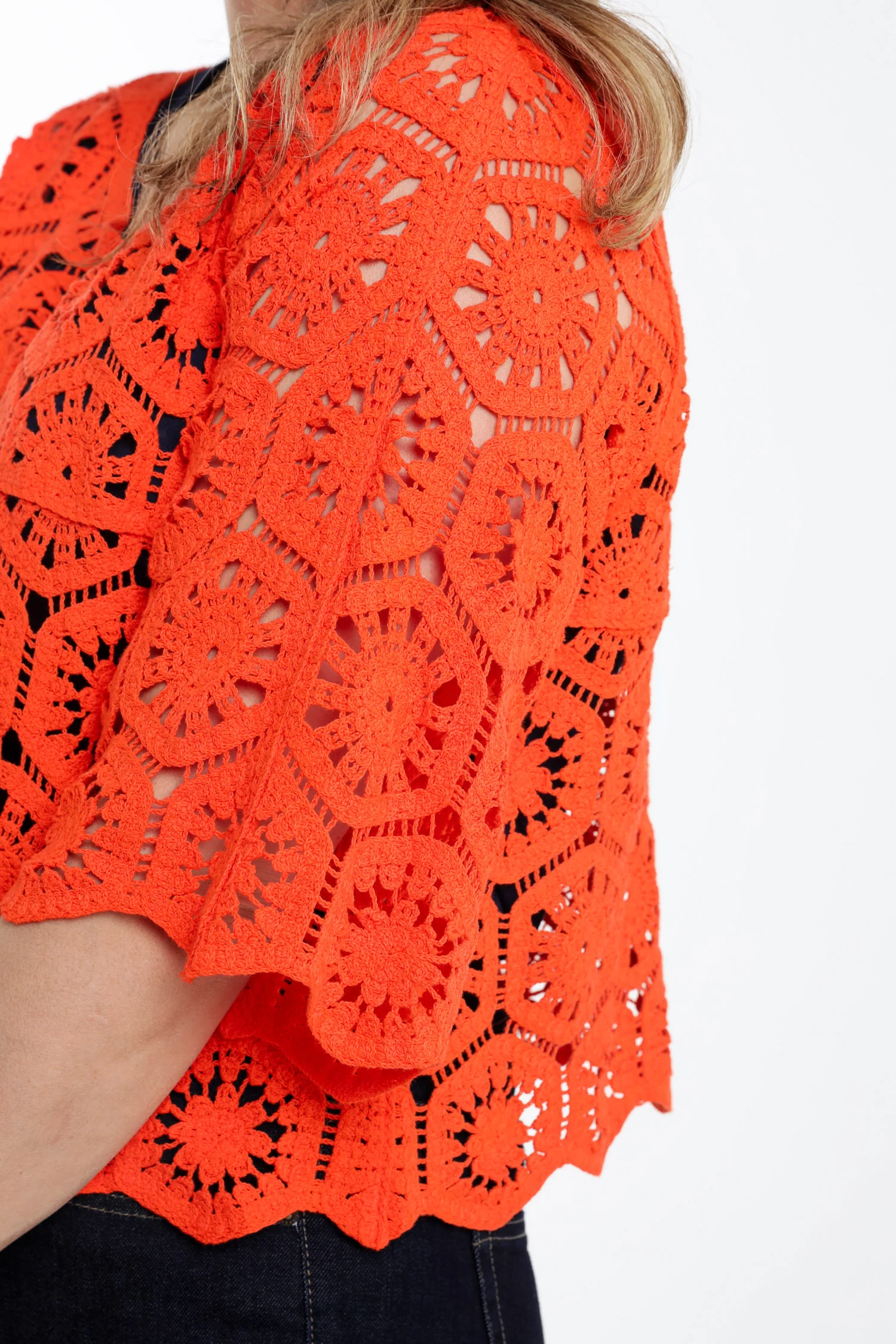 Pull en crochet uni - Image 28