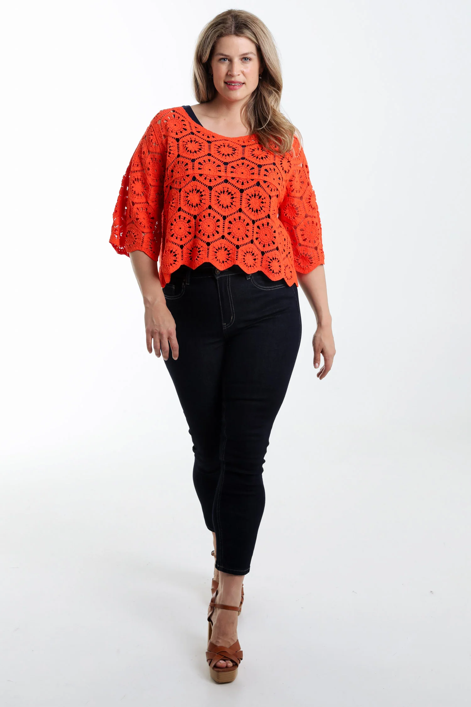 Pull en crochet uni - Image 31