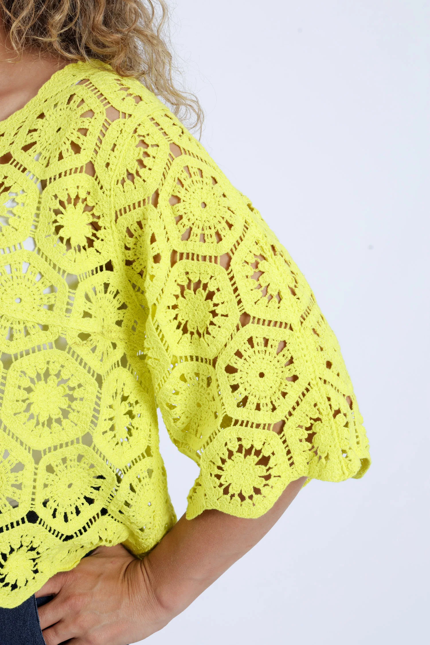 Pull en crochet uni - Image 37
