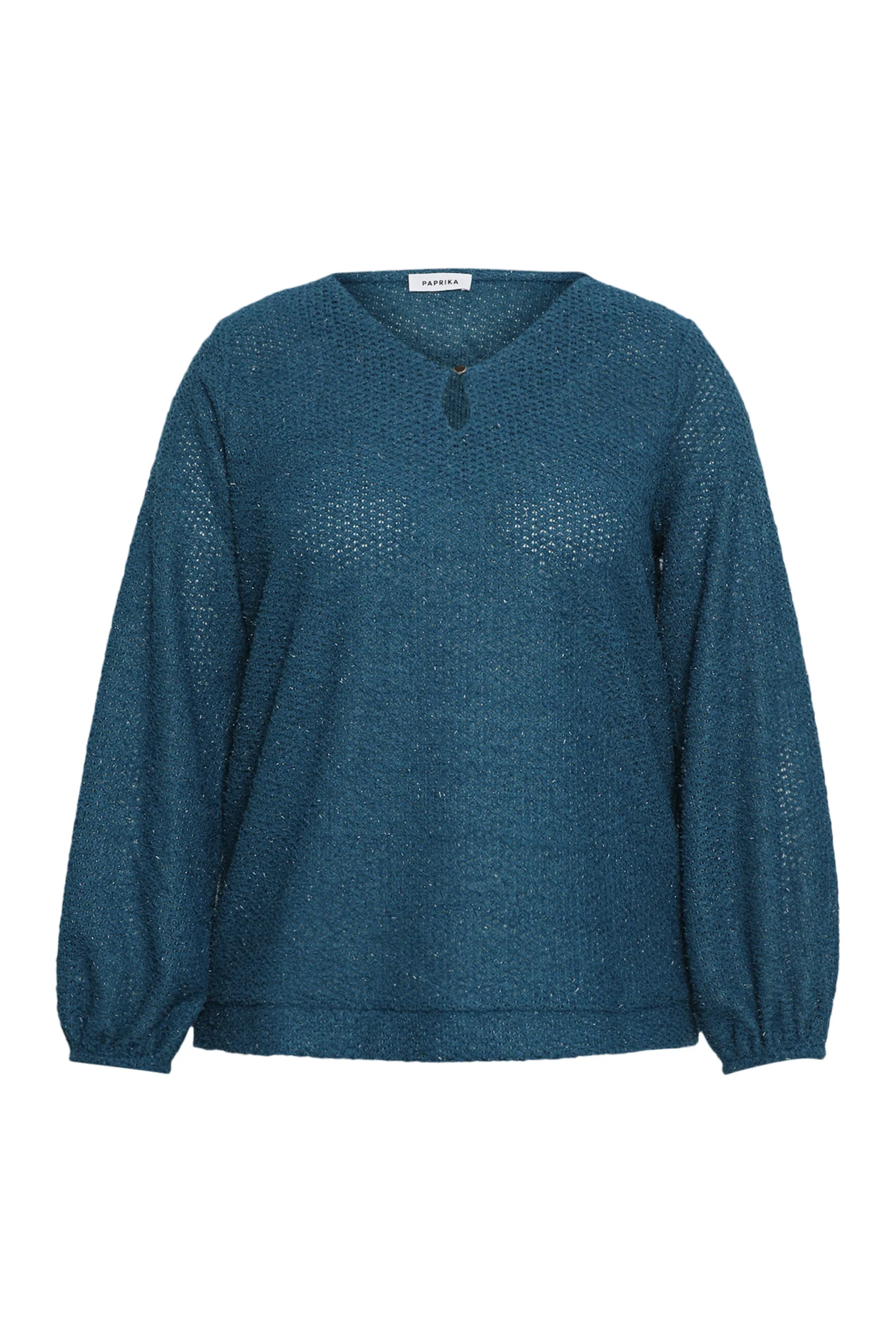 Pull en maille chaude unie - Image 7