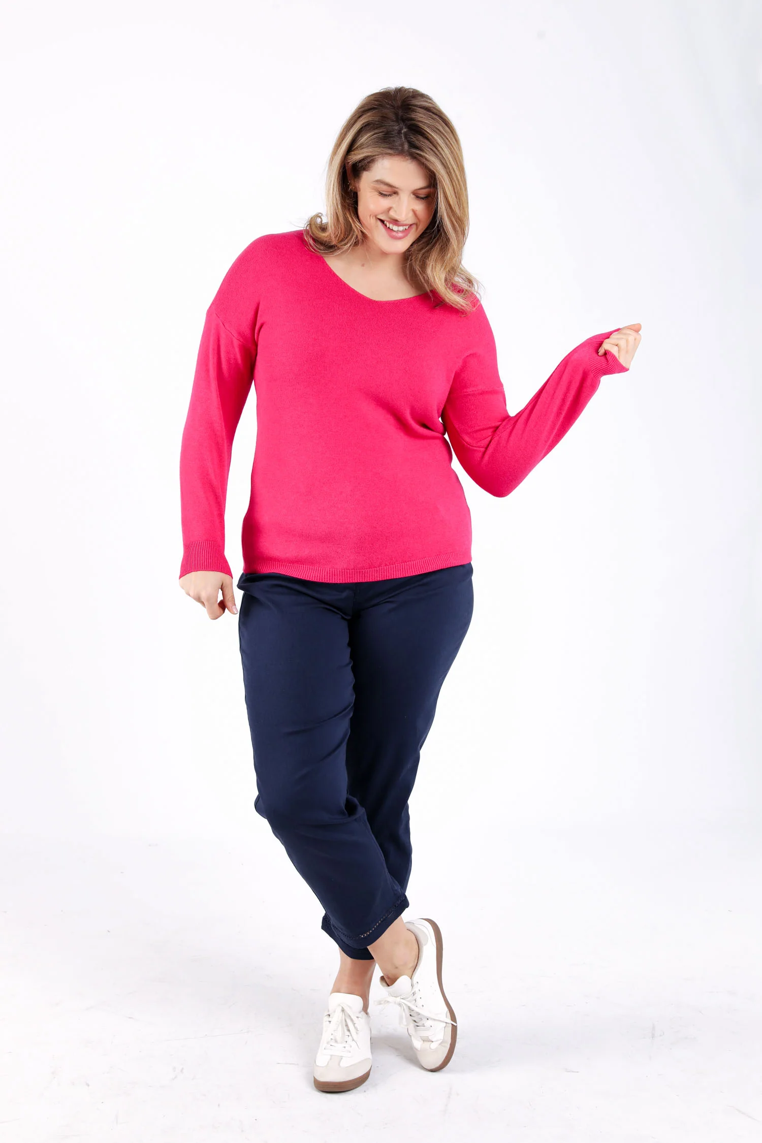 Pull en viscose uni - Image 7