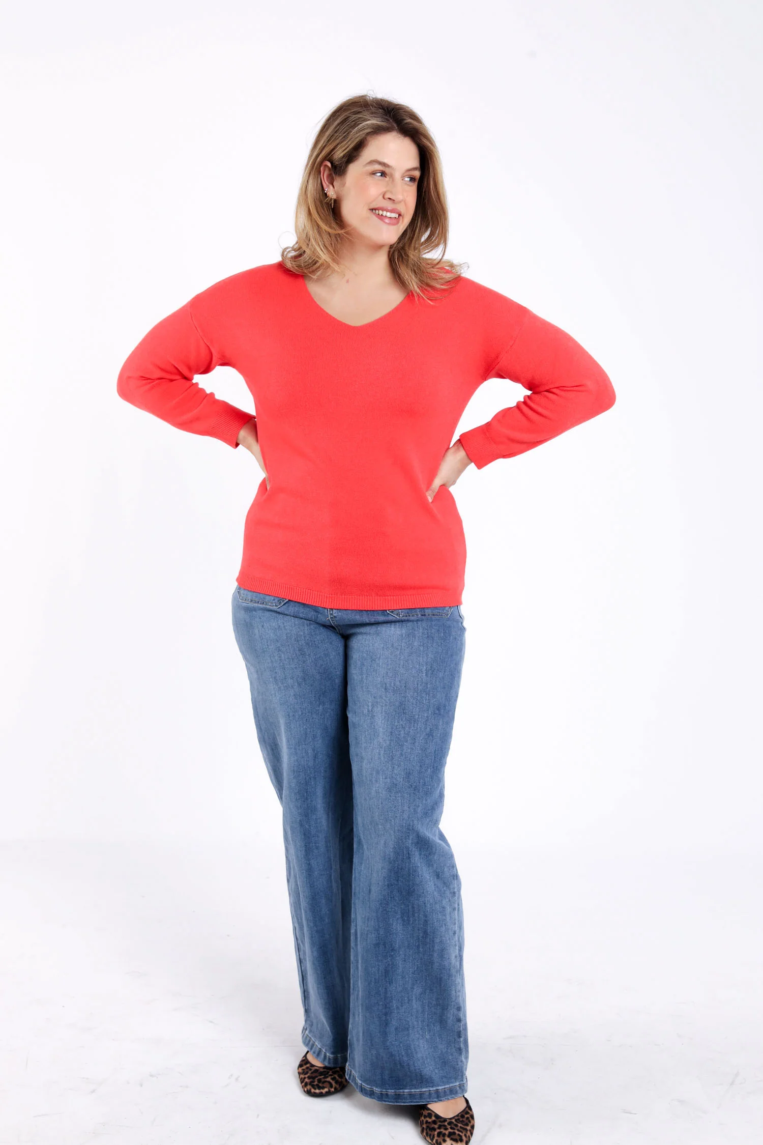 Pull en viscose uni - Image 7