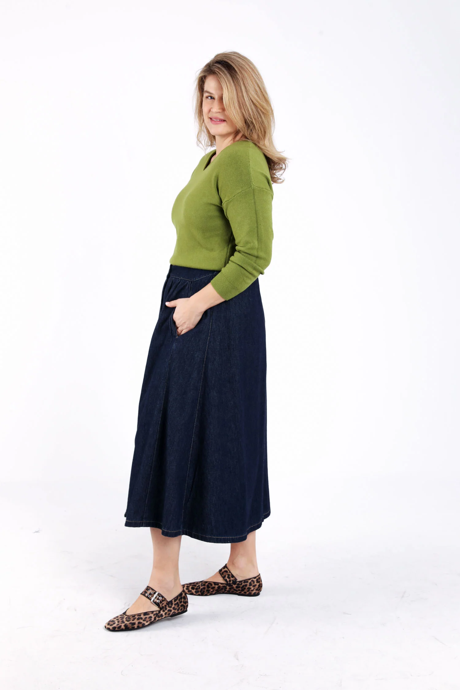 Pull en viscose uni - Image 8
