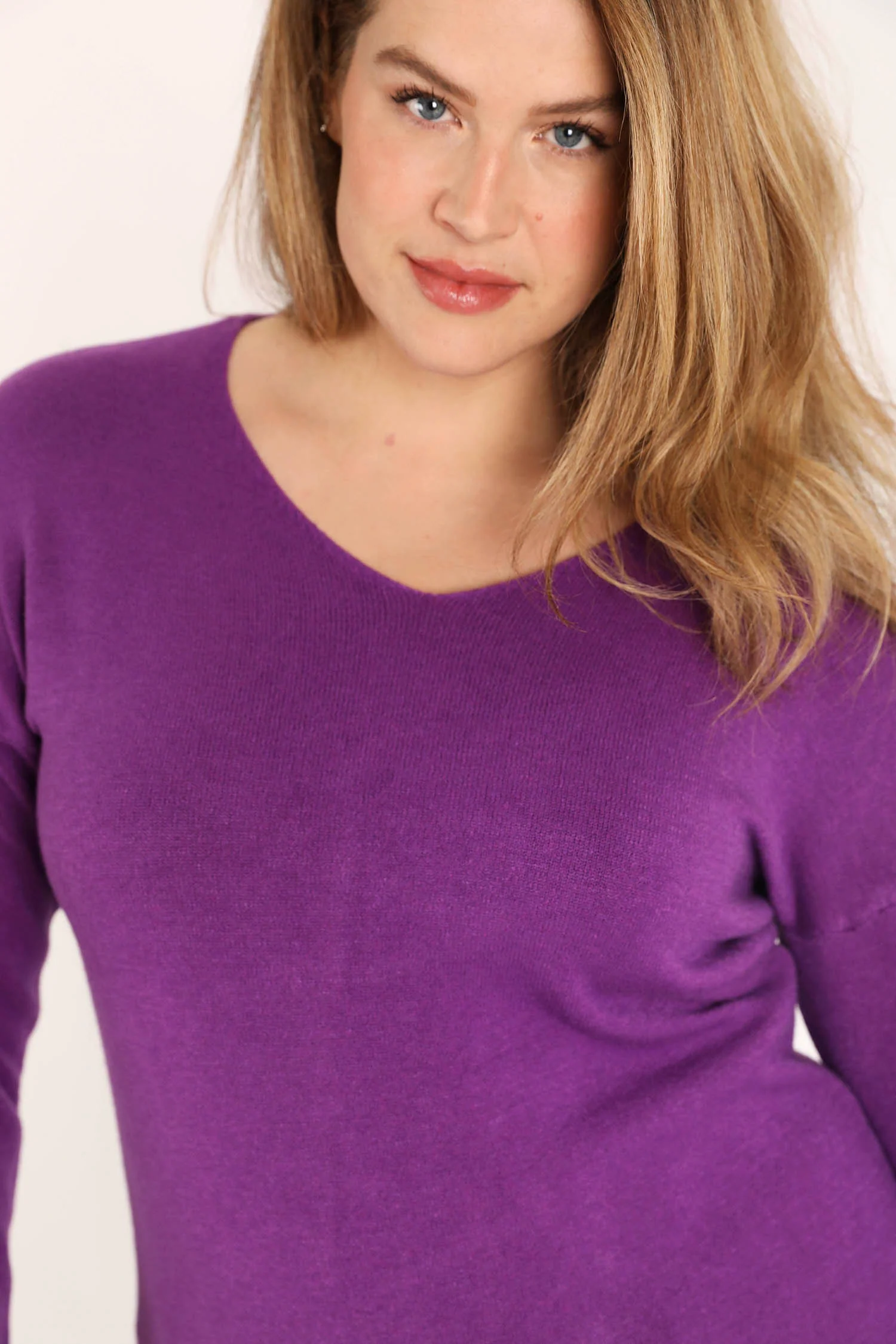 Pull en viscose uni - Image 5