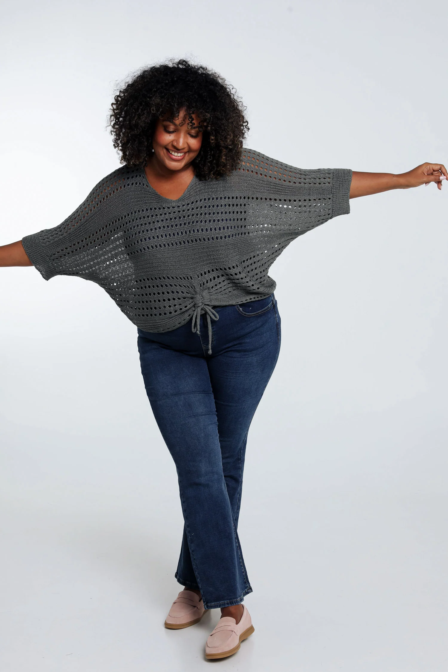 Pull filet rayé en viscose - Image 19