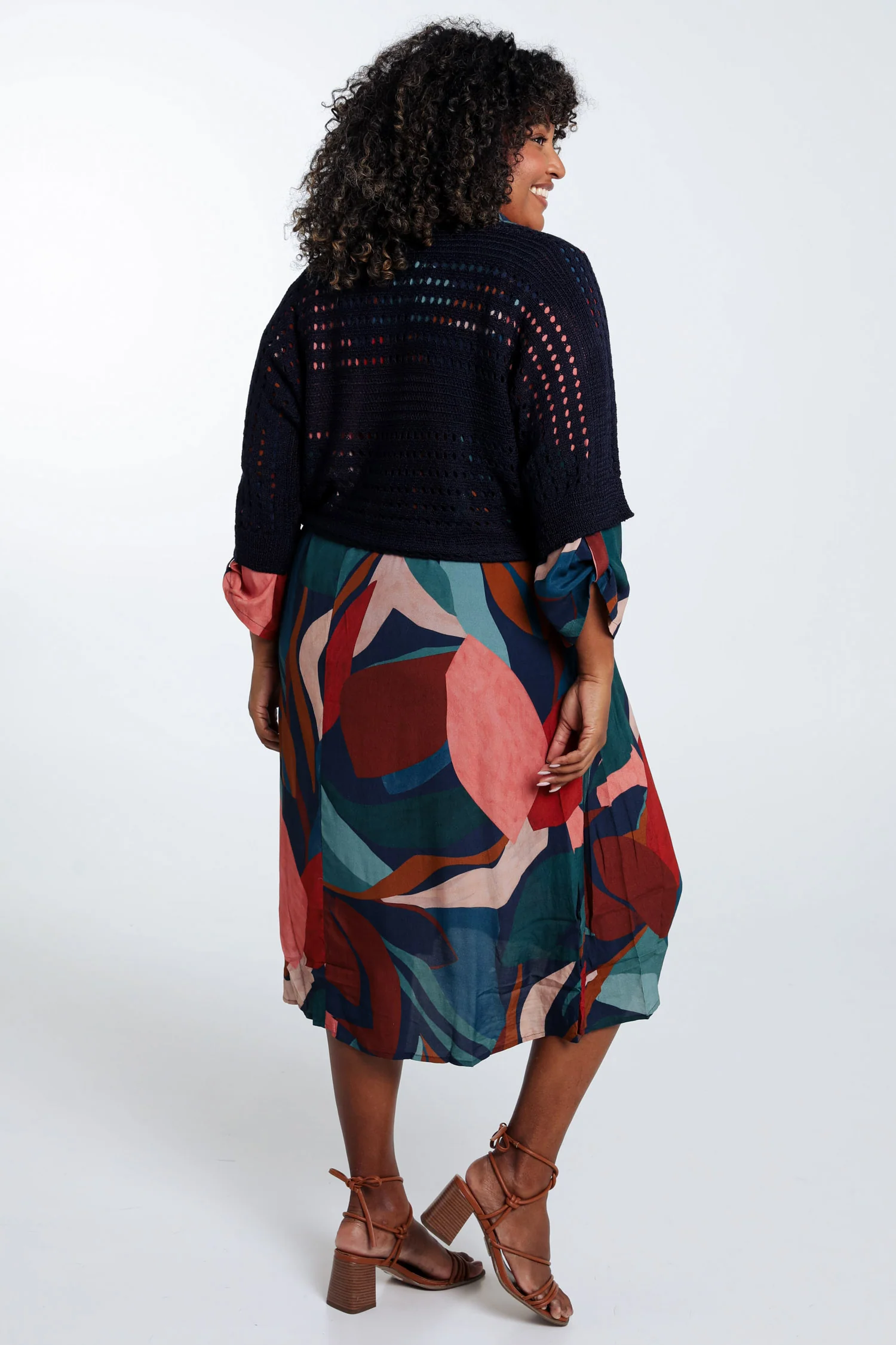 Pull filet rayé en viscose - Image 2