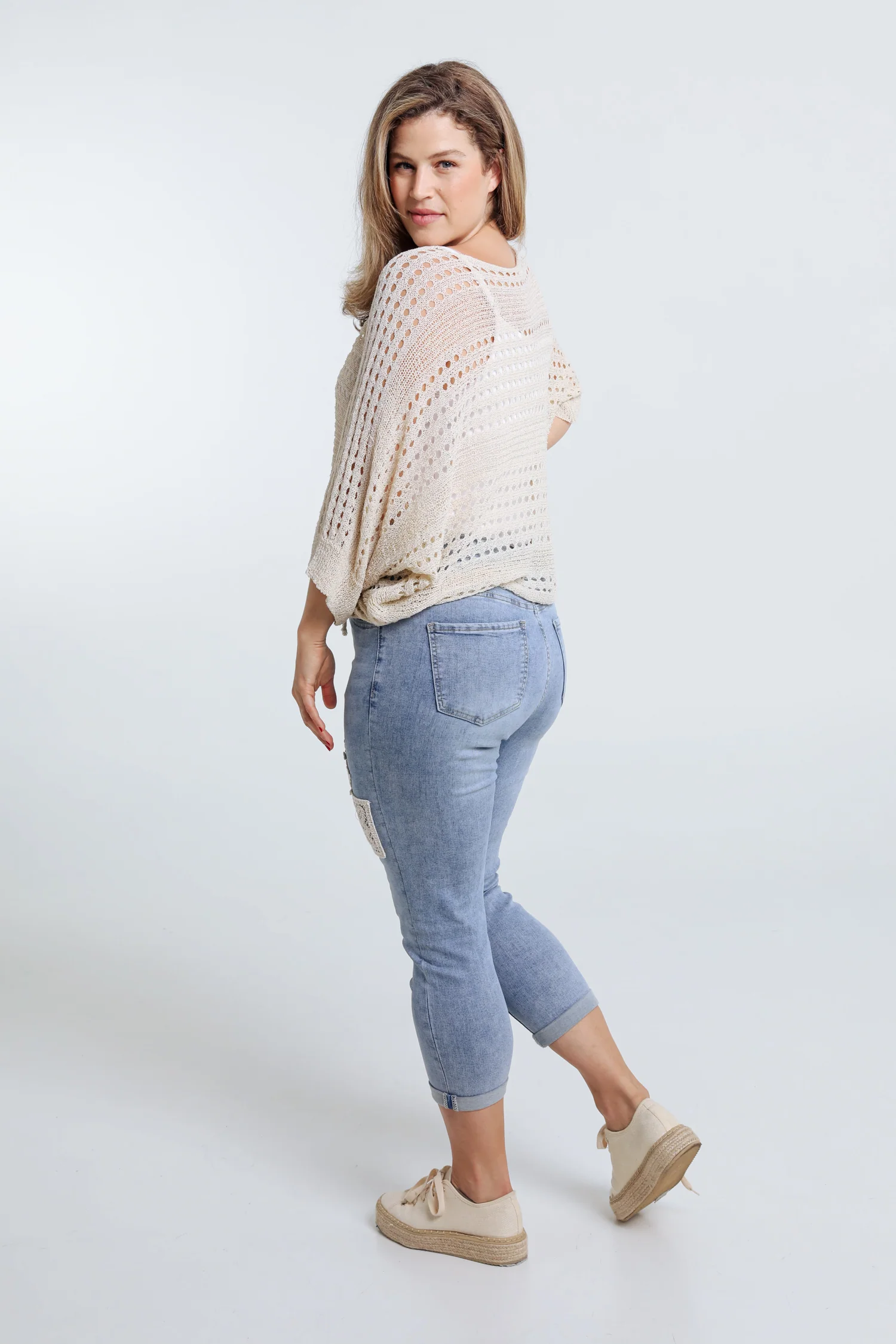 Pull filet rayé en viscose - Image 35