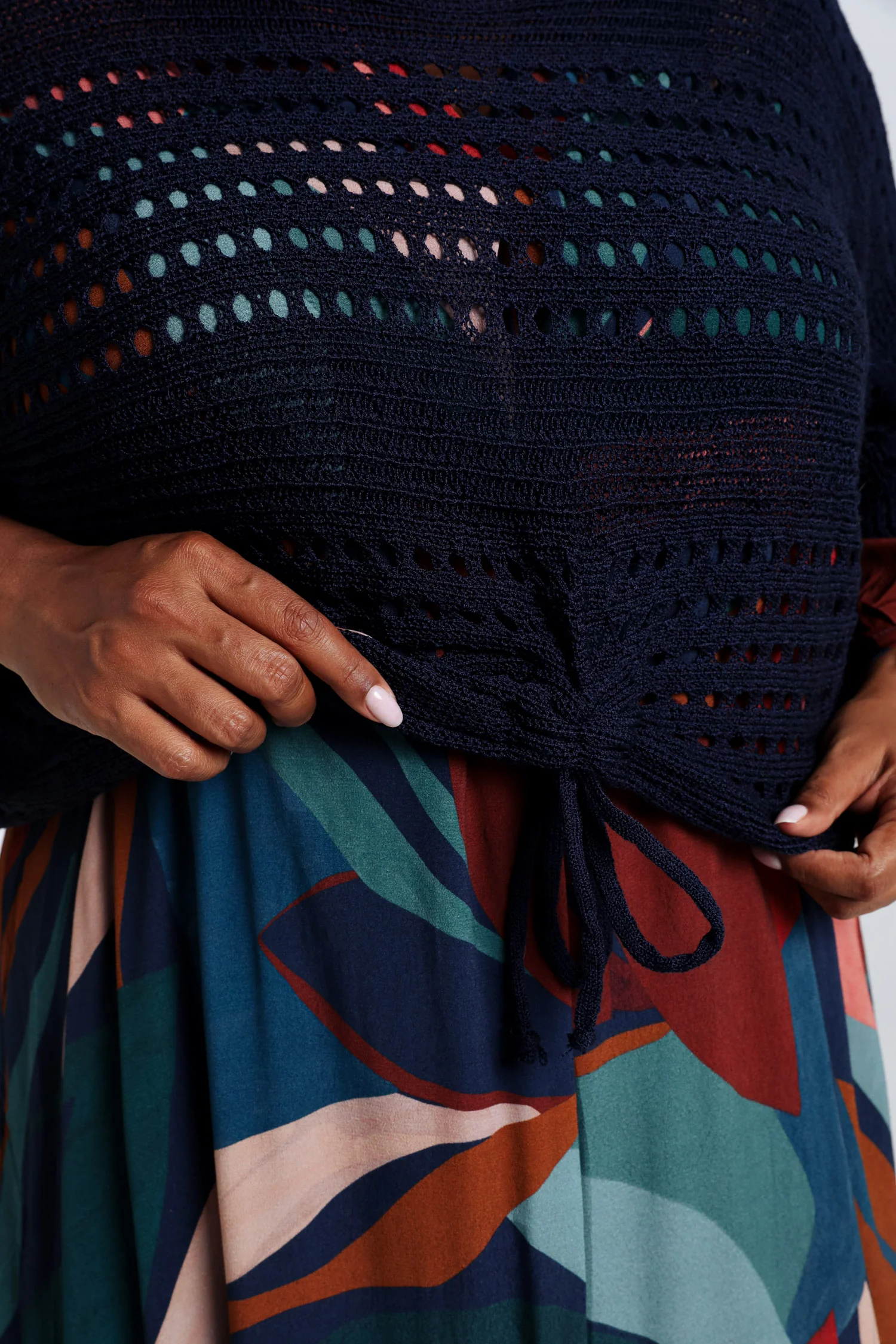 Pull filet rayé en viscose - Image 4