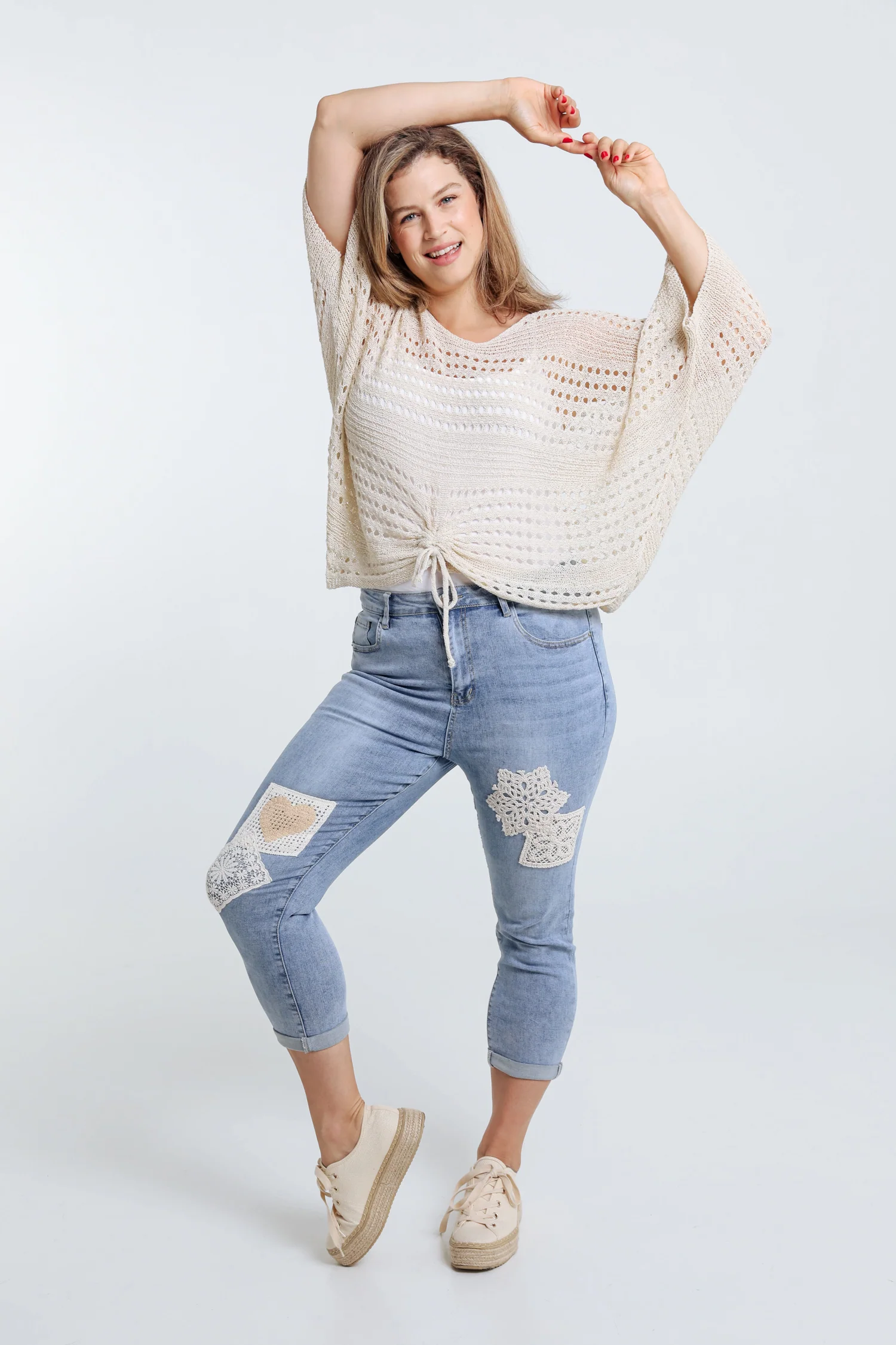 Pull filet rayé en viscose - Image 41