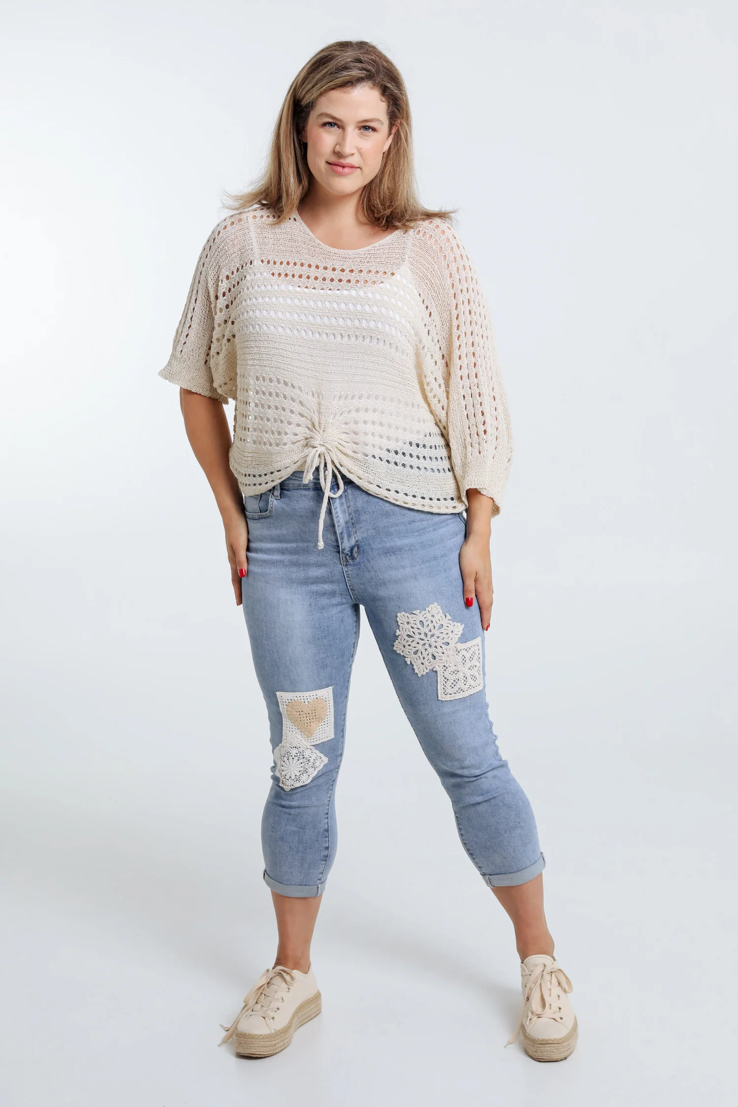 Pull filet rayé en viscose - Image 42