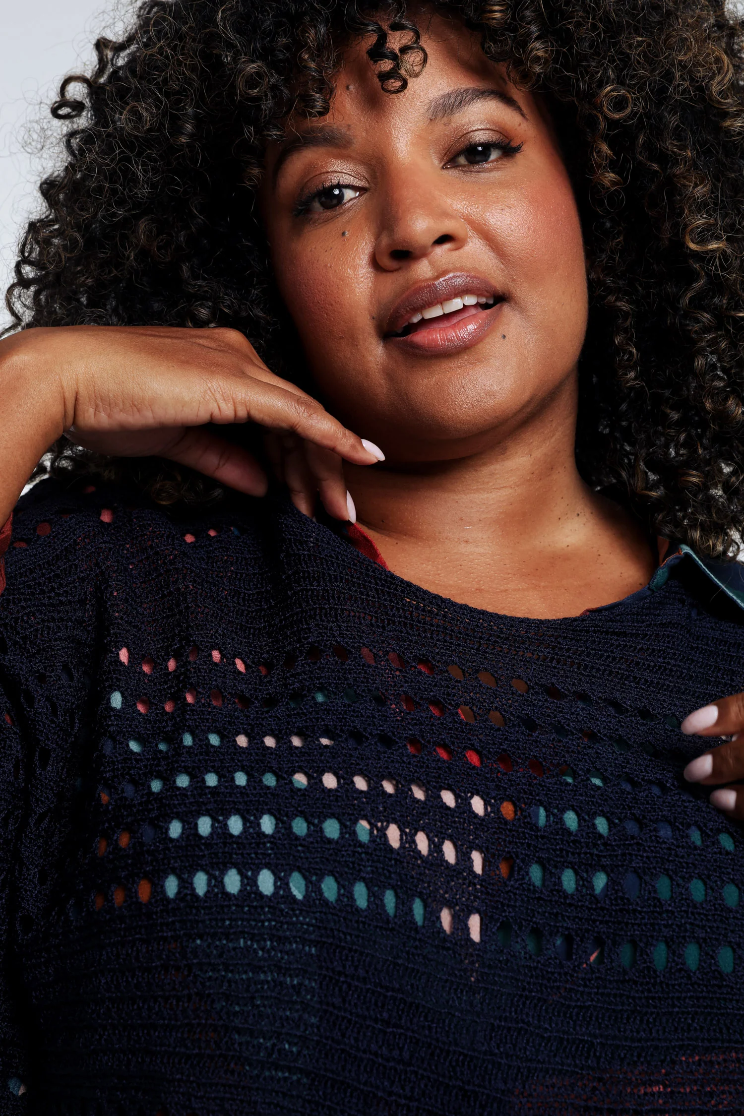Pull filet rayé en viscose - Image 5