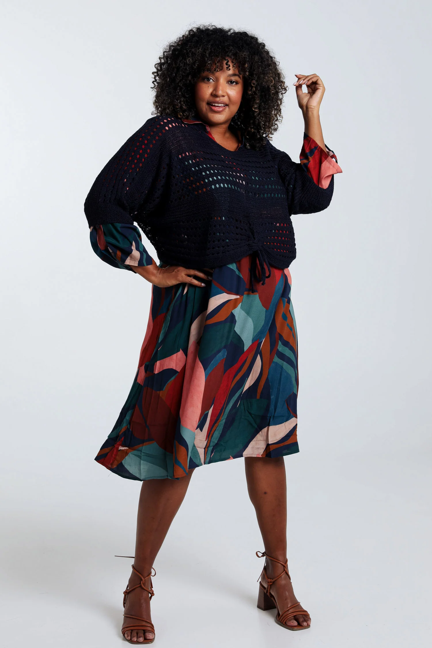 Pull filet rayé en viscose - Image 8