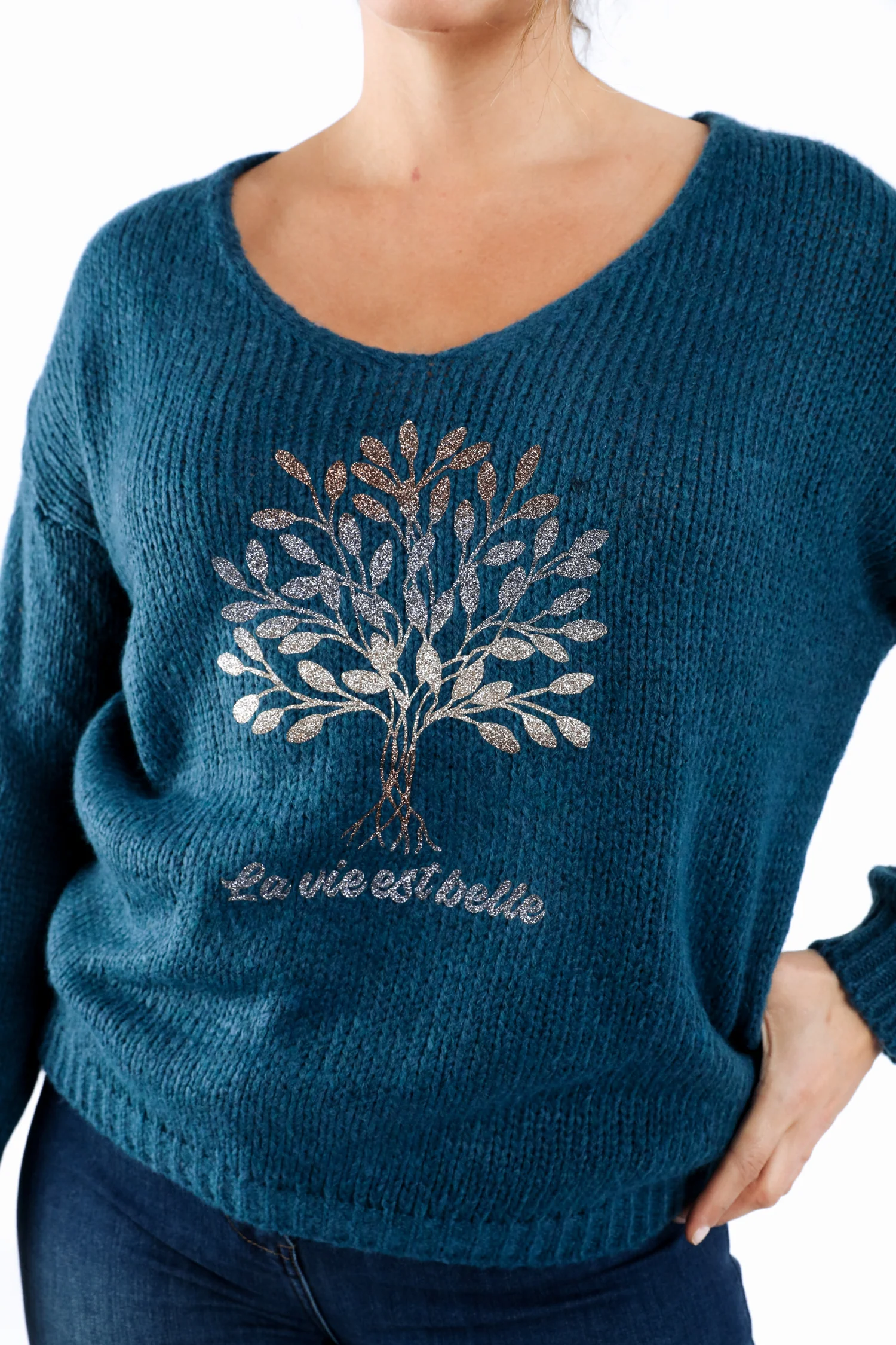 Pull imprimé arbre de vie - Image 3