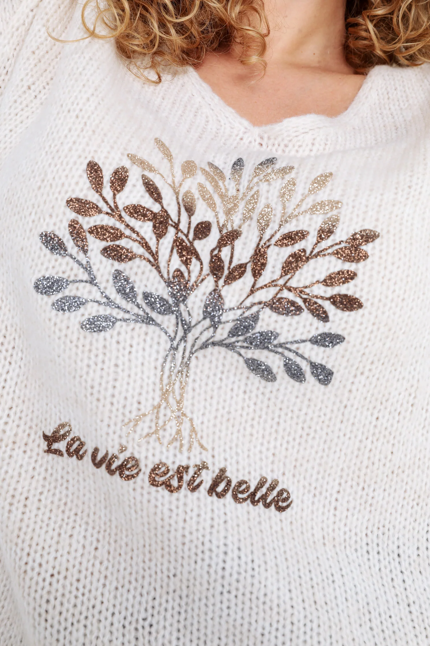 Pull imprimé arbre de vie - Image 4