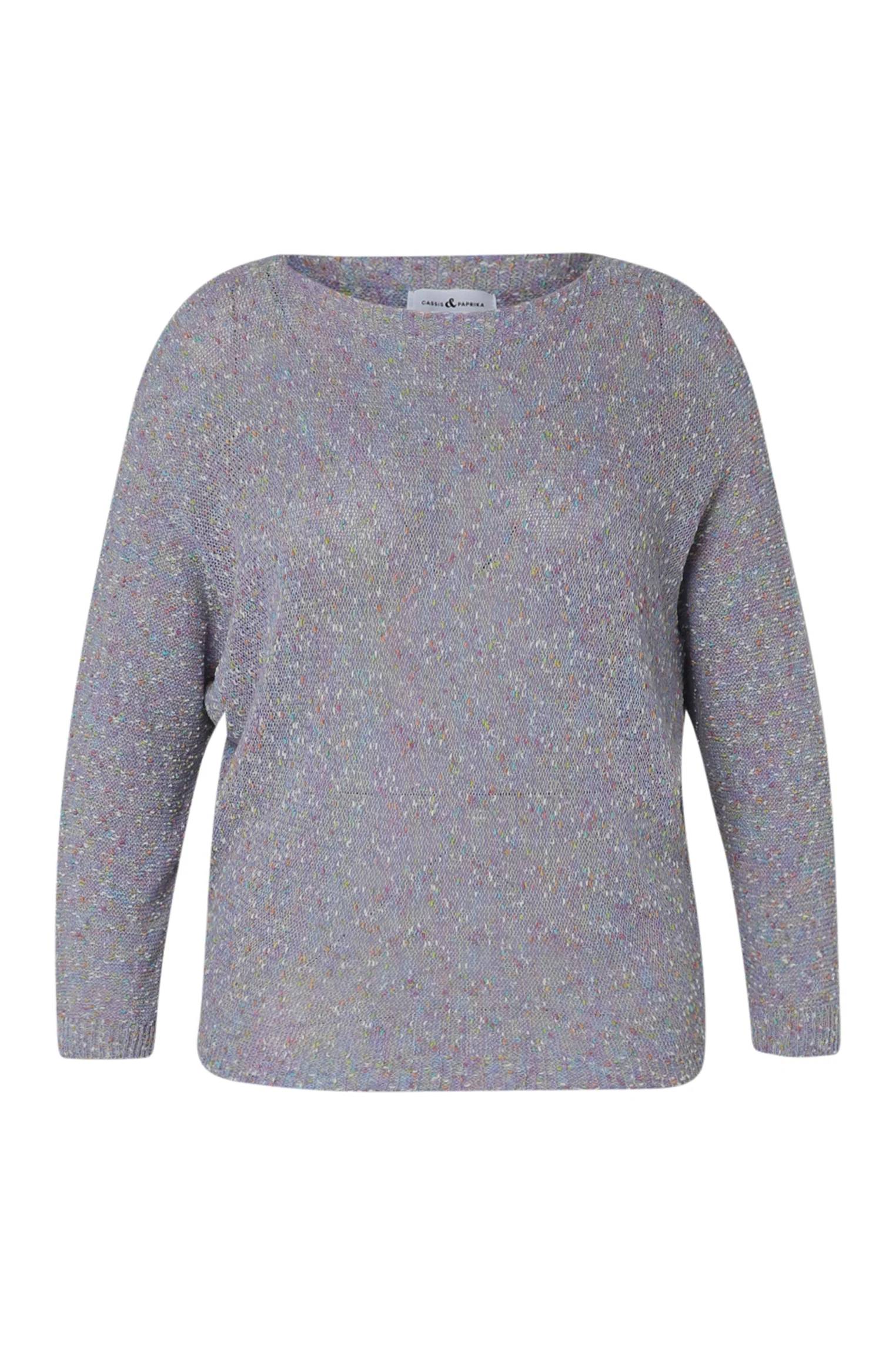 Pull maille fantaisie uni - Image 21