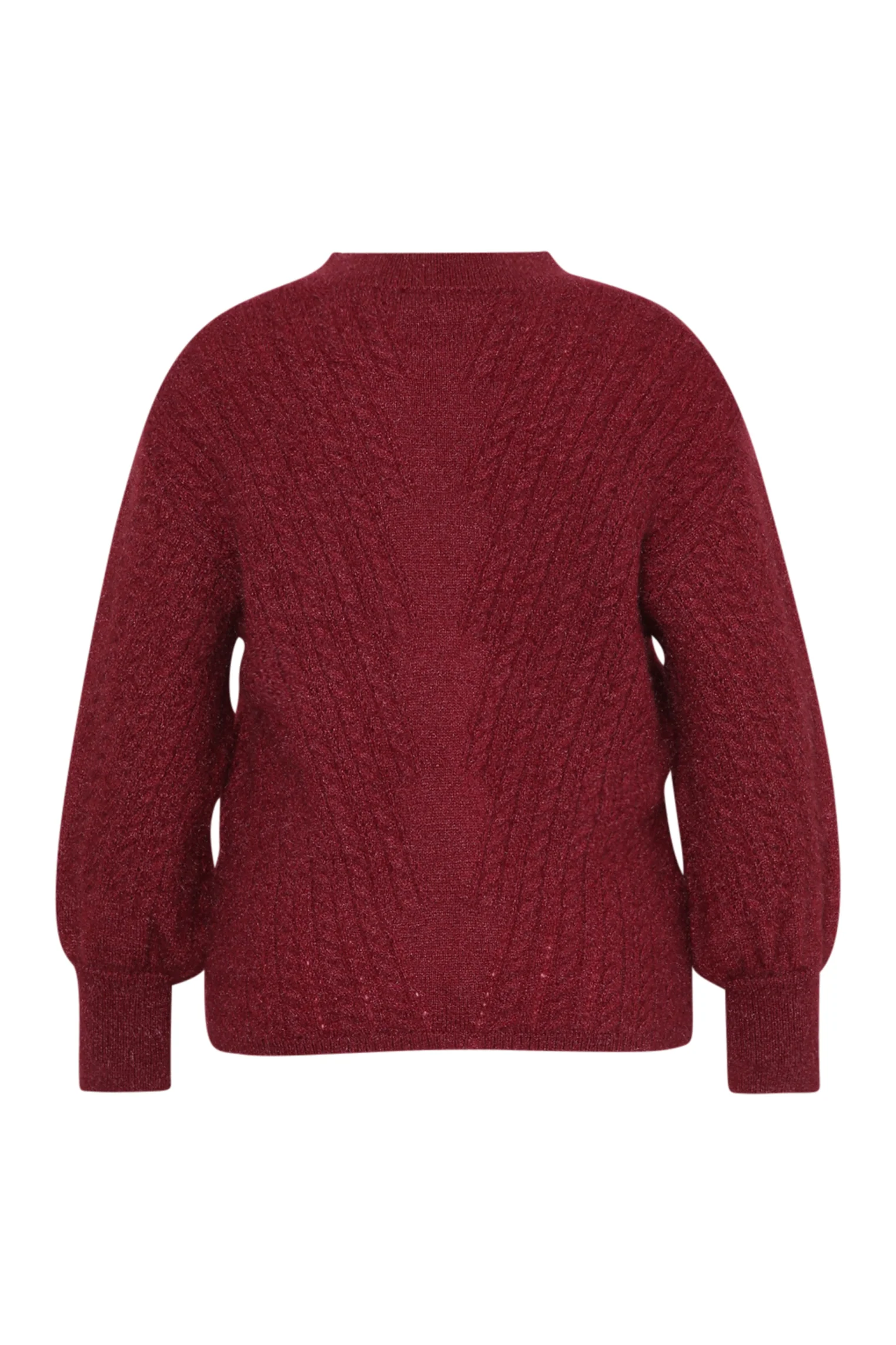 Pull maille poilue uni - Image 10