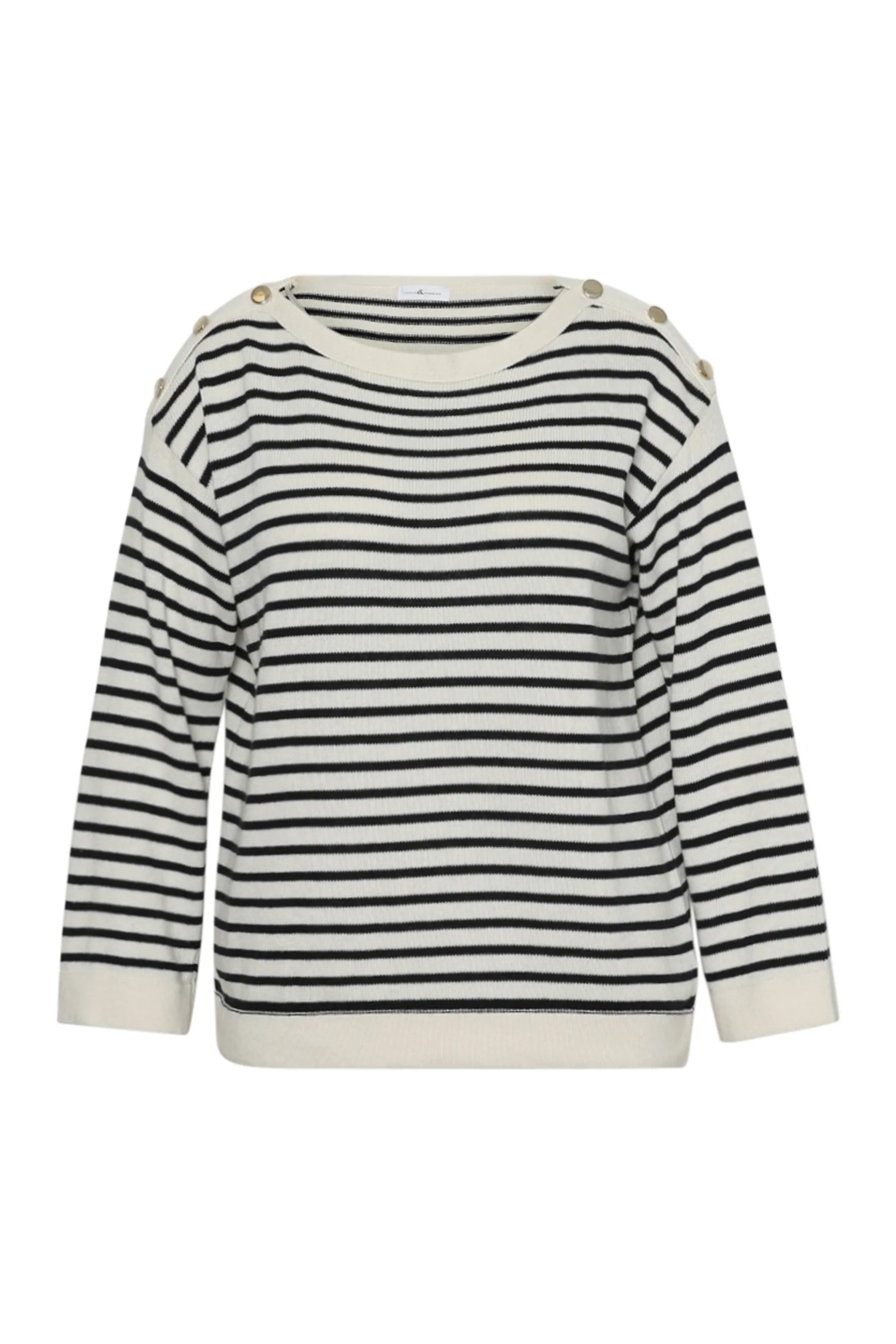 Pull marinière avec boutons - Image 7