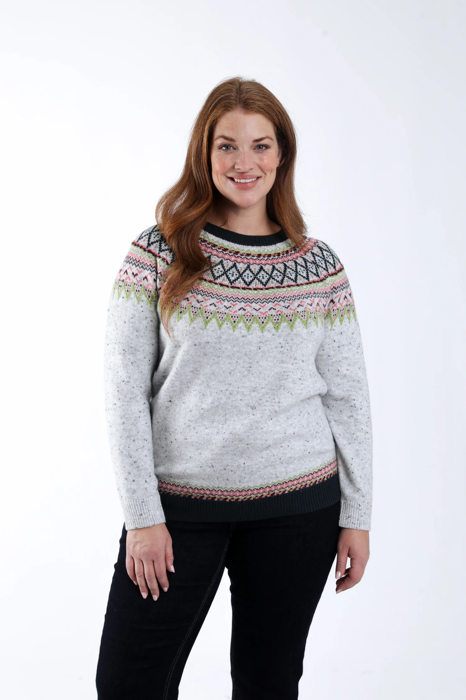 Pull motif jacquard