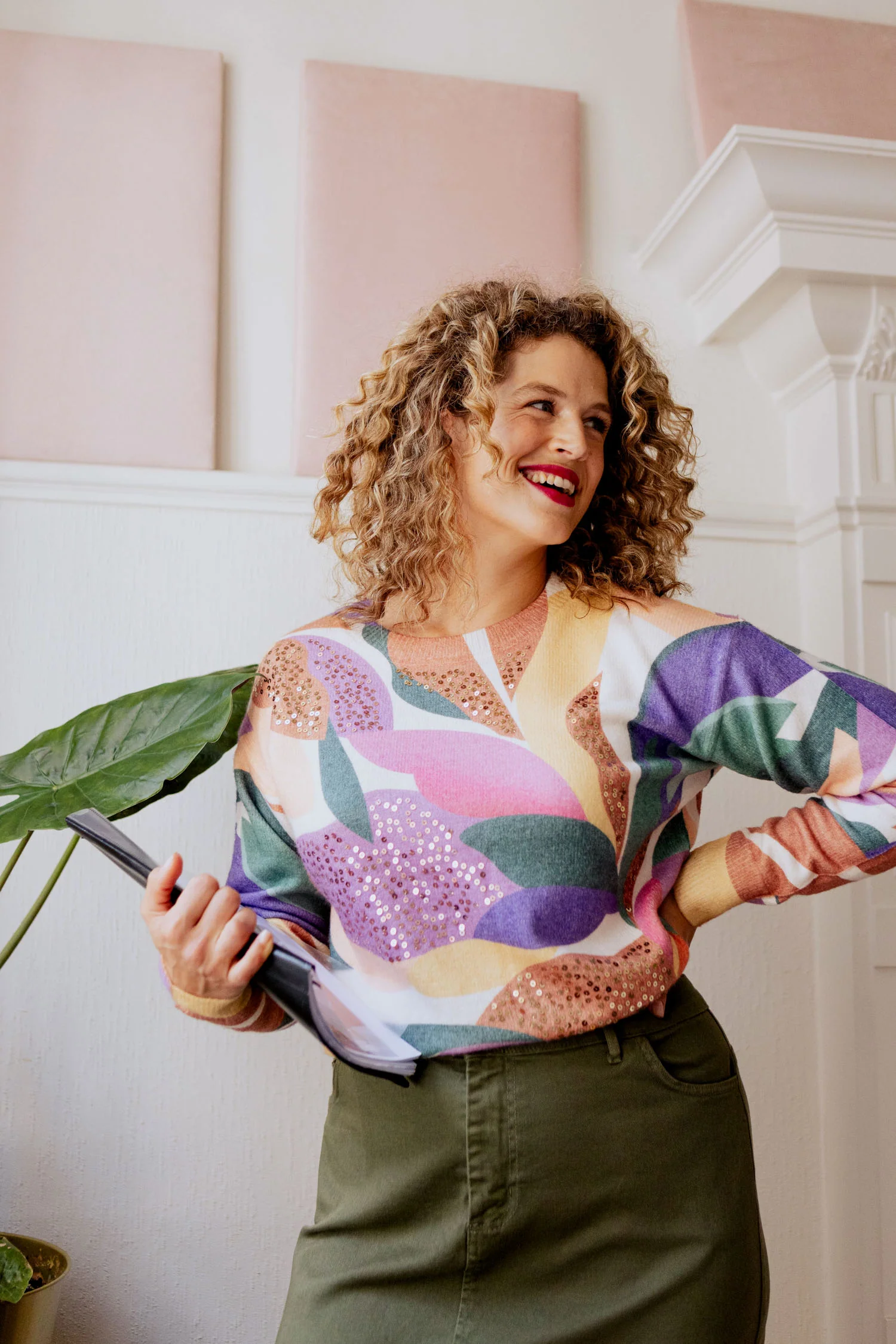 Pull tout doux avec sequins