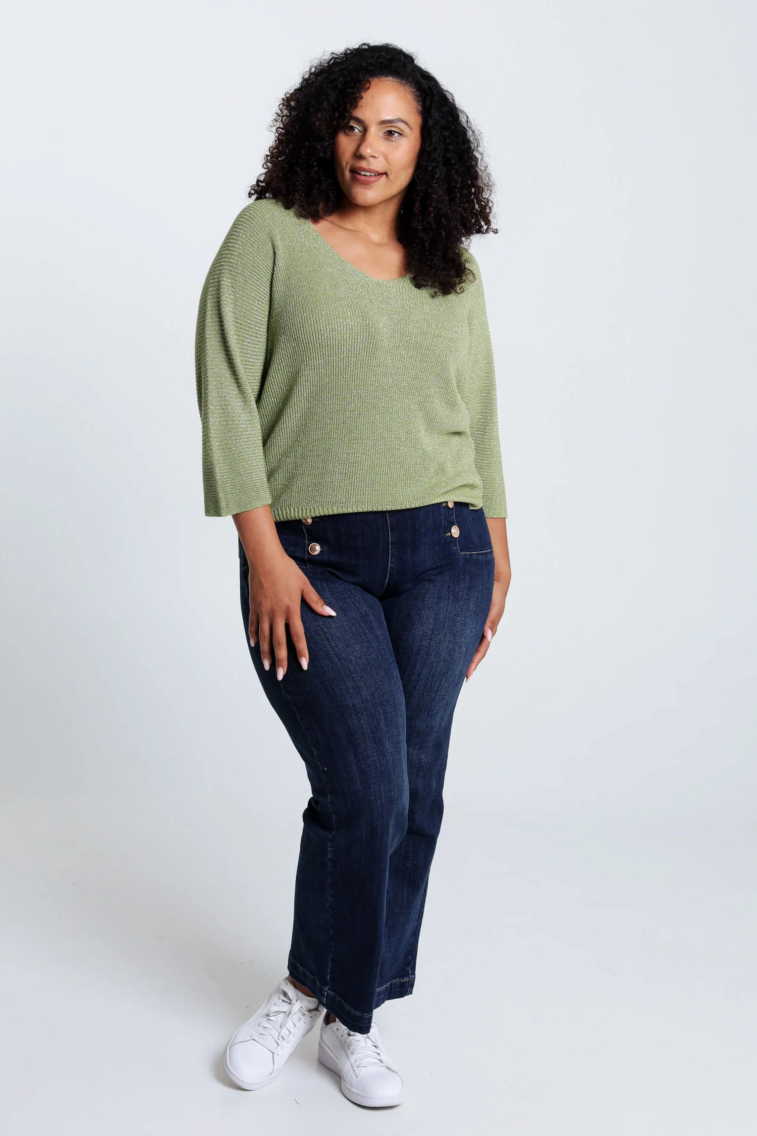Pull uni avec lurex - Image 18