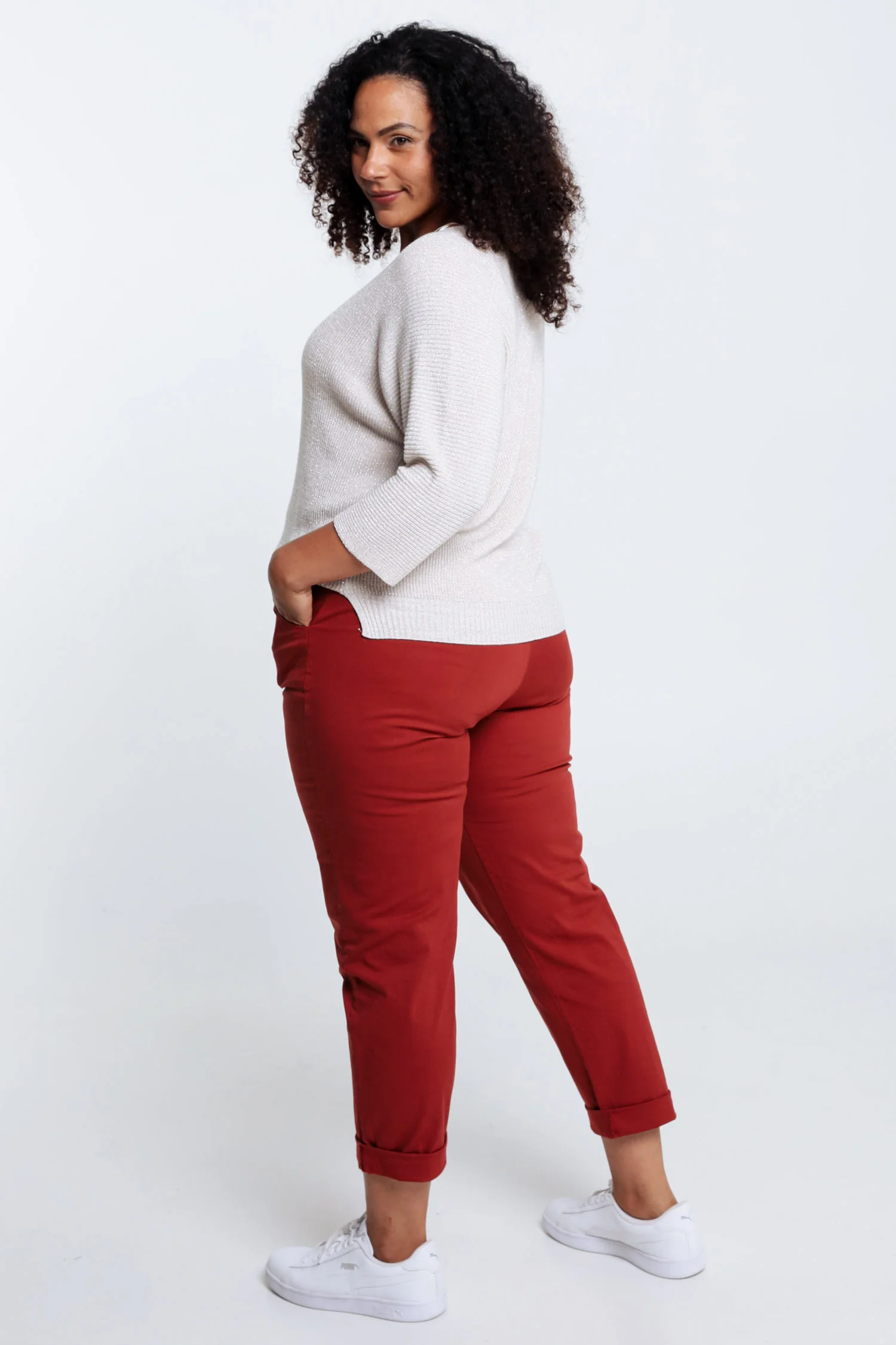 Pull uni avec lurex - Image 24